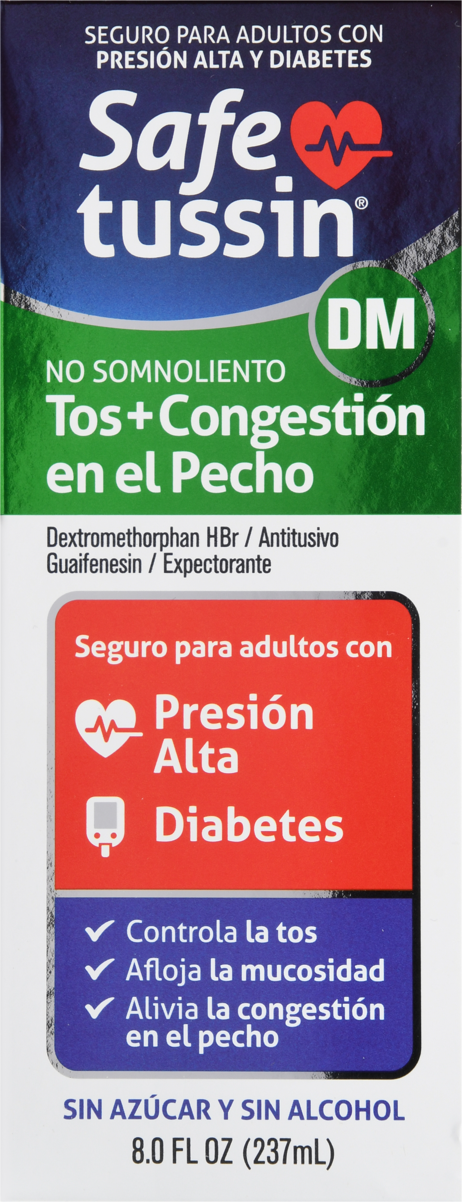 Safetussin DM Cough + Chest Congestion Liquid Non-Drowsy – Image 20