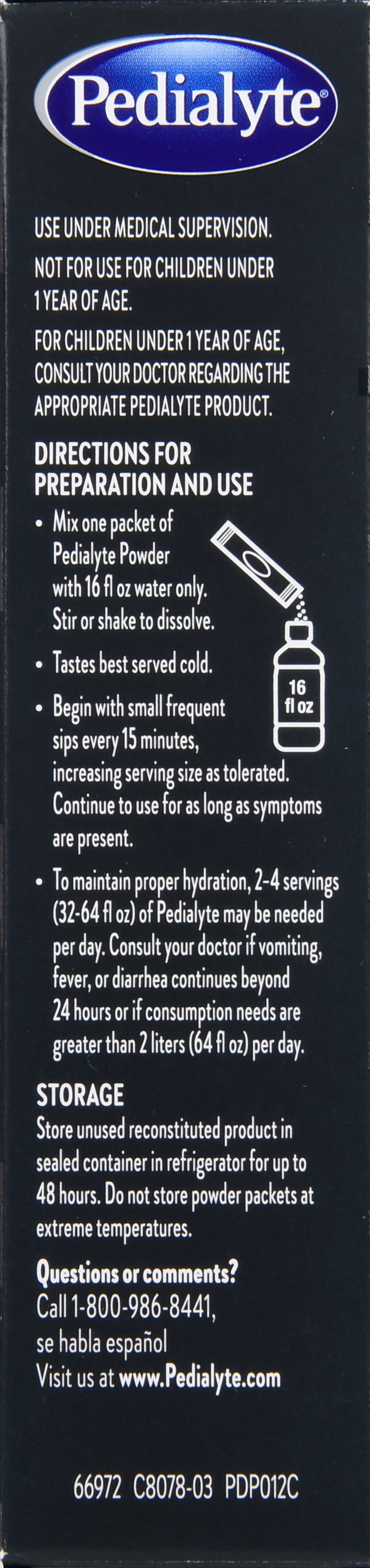 Pedialyte Advanced Care+ Electrolyte Powder Packets Strawberry Freeze – Image 14