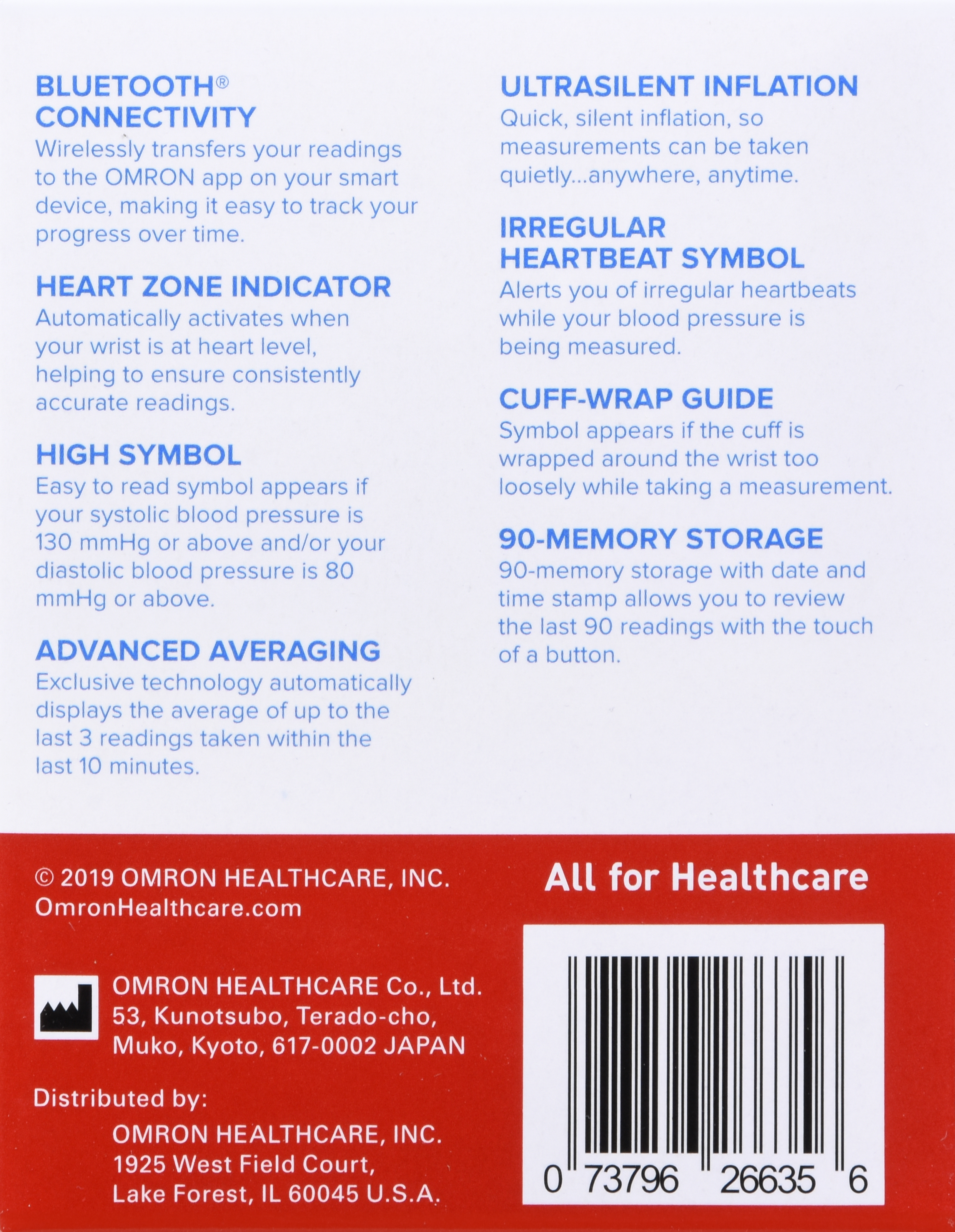 OMRON Blood Pressure Monitor 7 Series Wrist – Image 18
