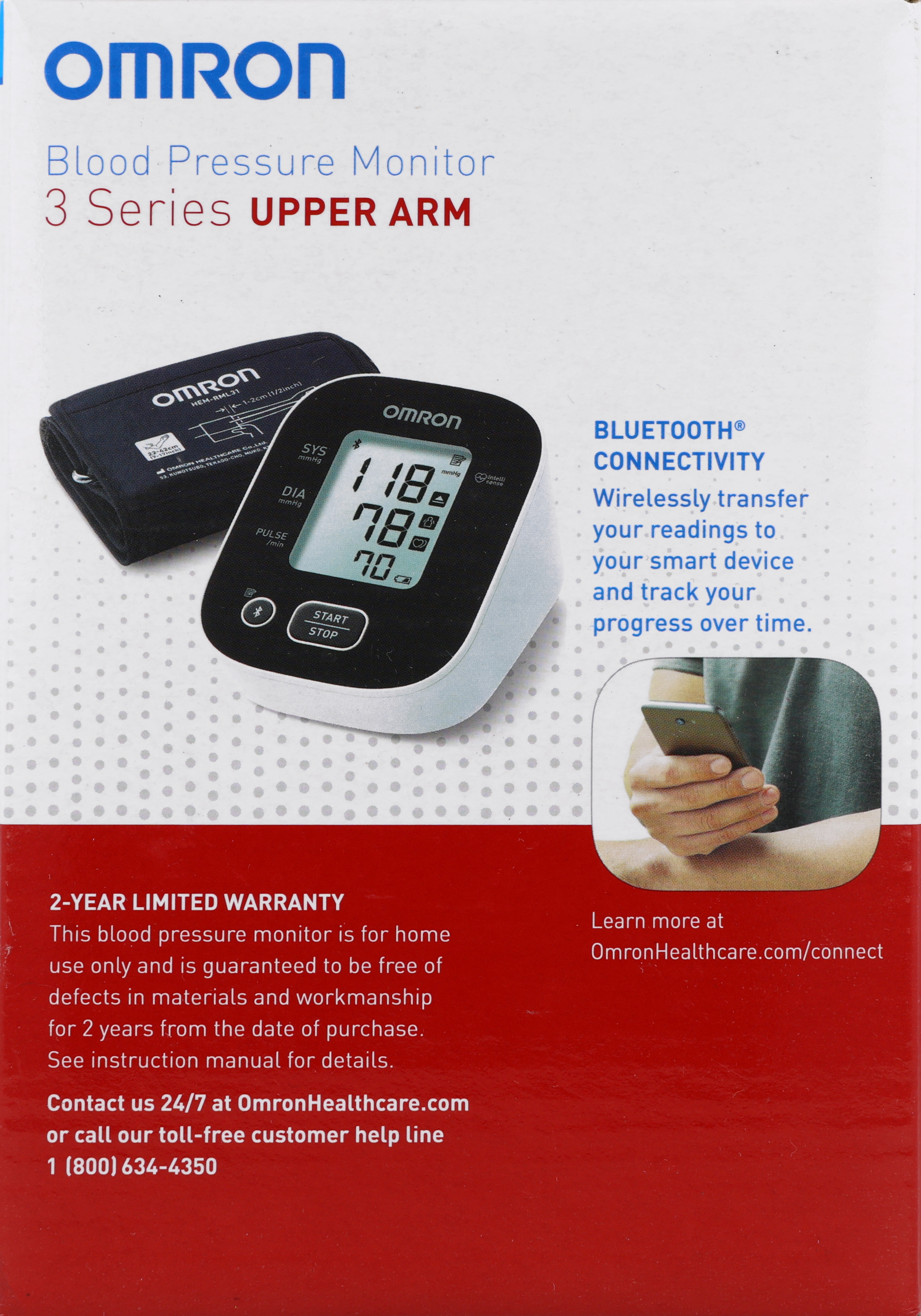 OMRON Blood Pressure Monitor  3 Series Upper Arm – Image 20