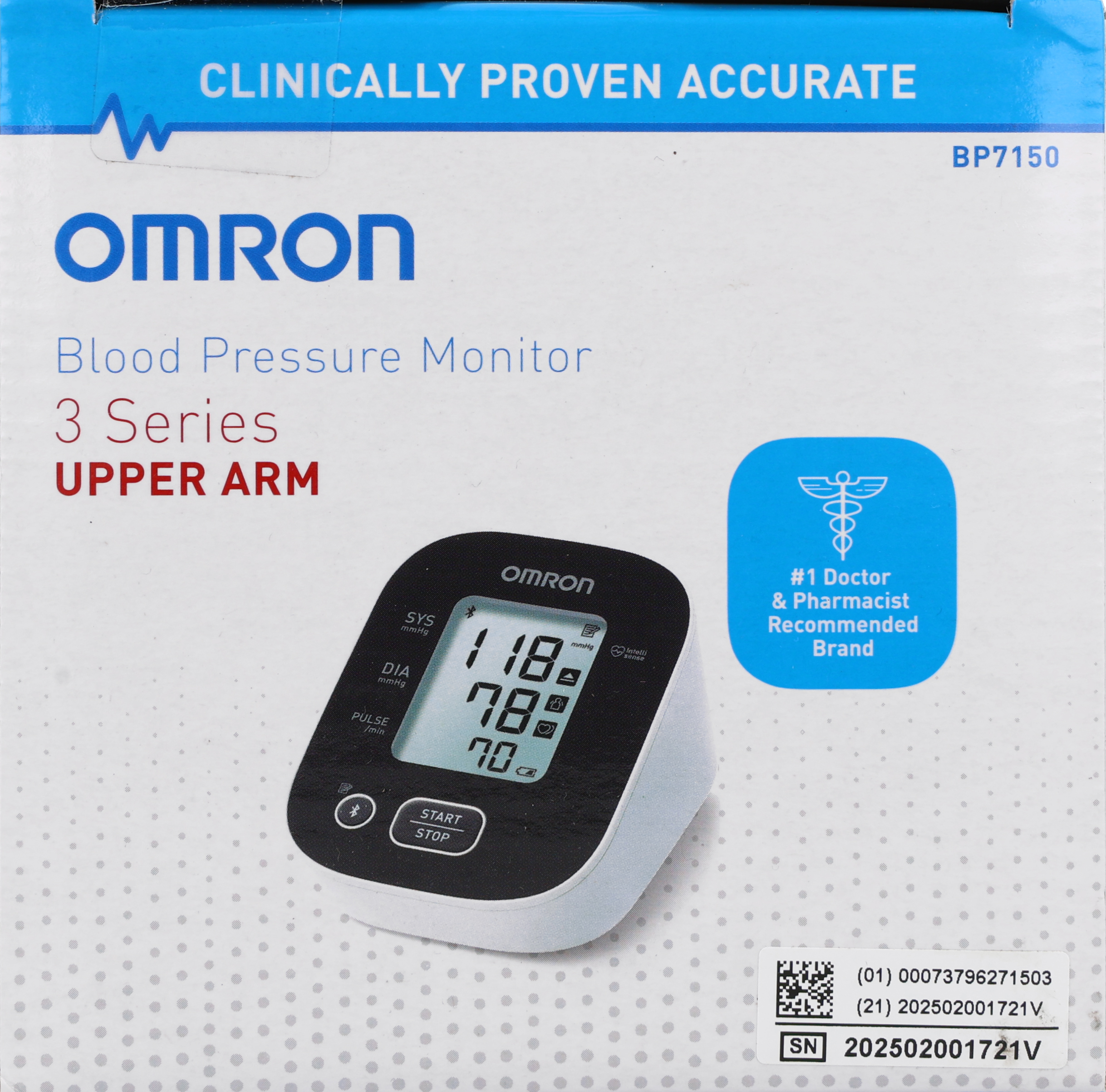 OMRON Blood Pressure Monitor  3 Series Upper Arm – Image 16