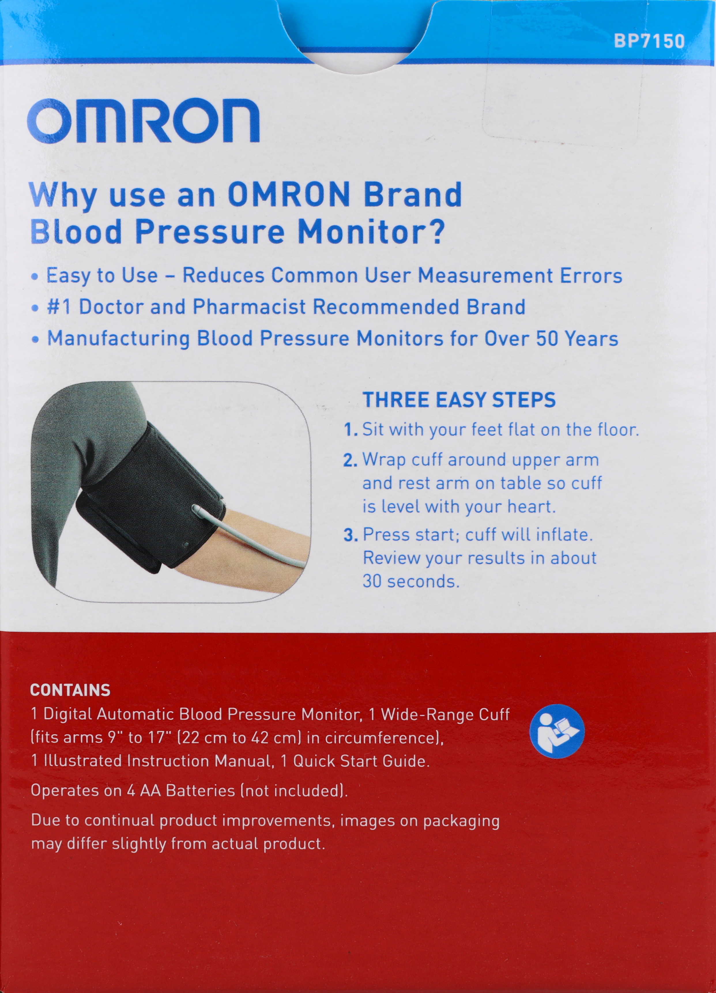 OMRON Blood Pressure Monitor  3 Series Upper Arm – Image 19