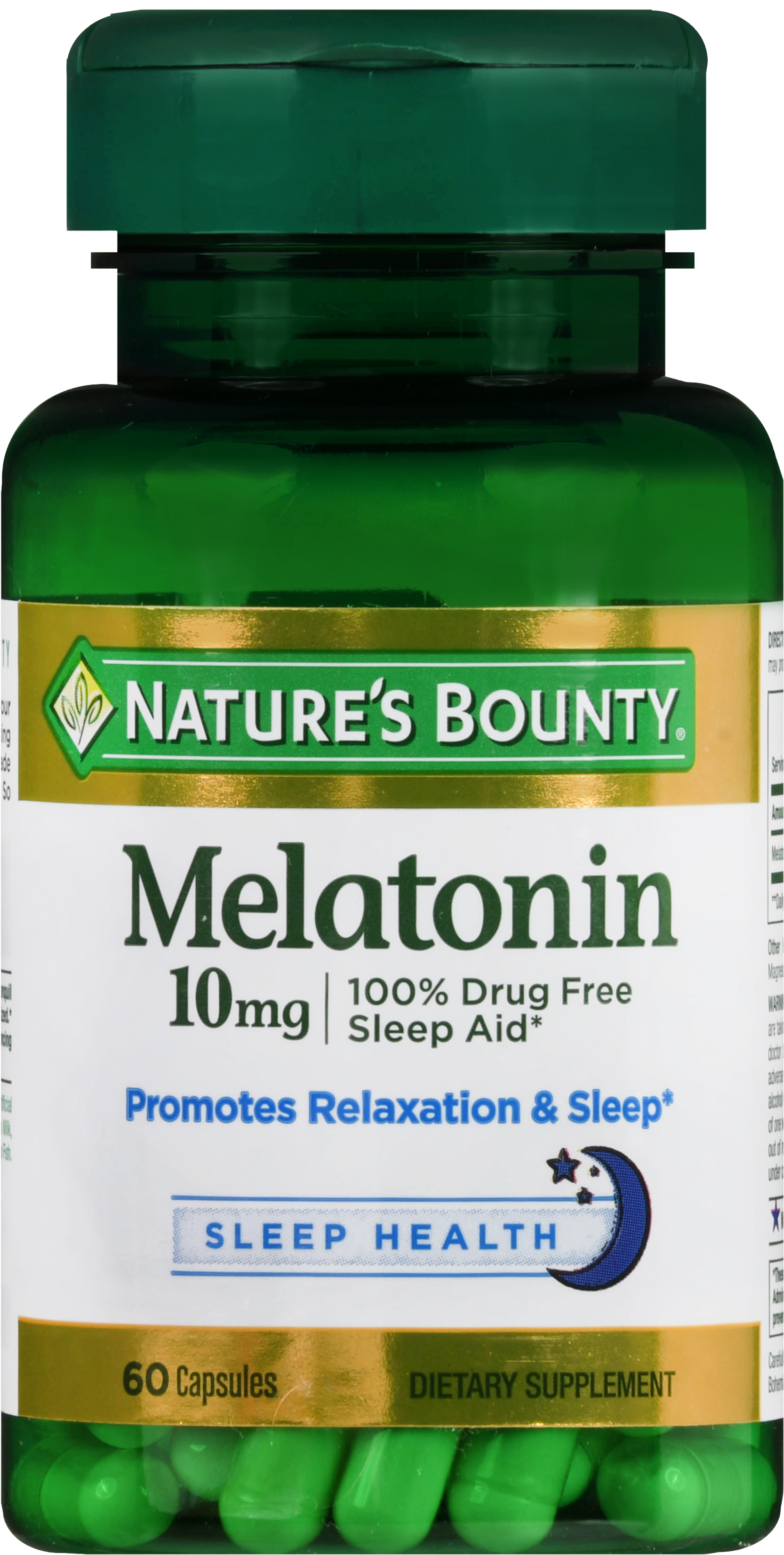 Nature's Bounty Melatonin 10 mg Capsules – Image 14