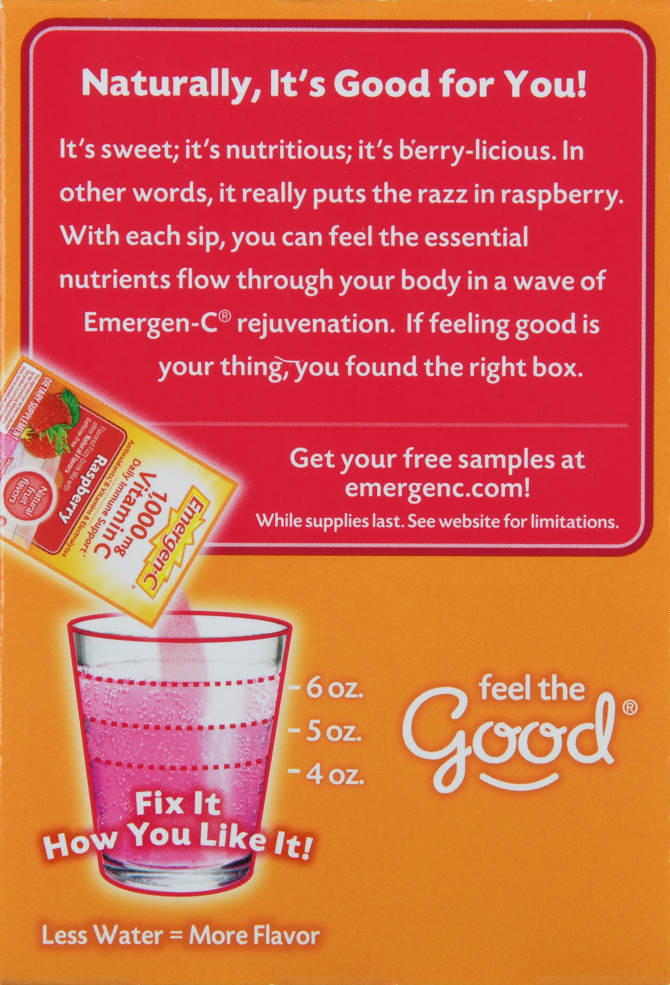 Emergen-C Daily Immune Support 1,000 mg Vitamin C Fizzy Drink Mix Packets Raspberry – Image 17