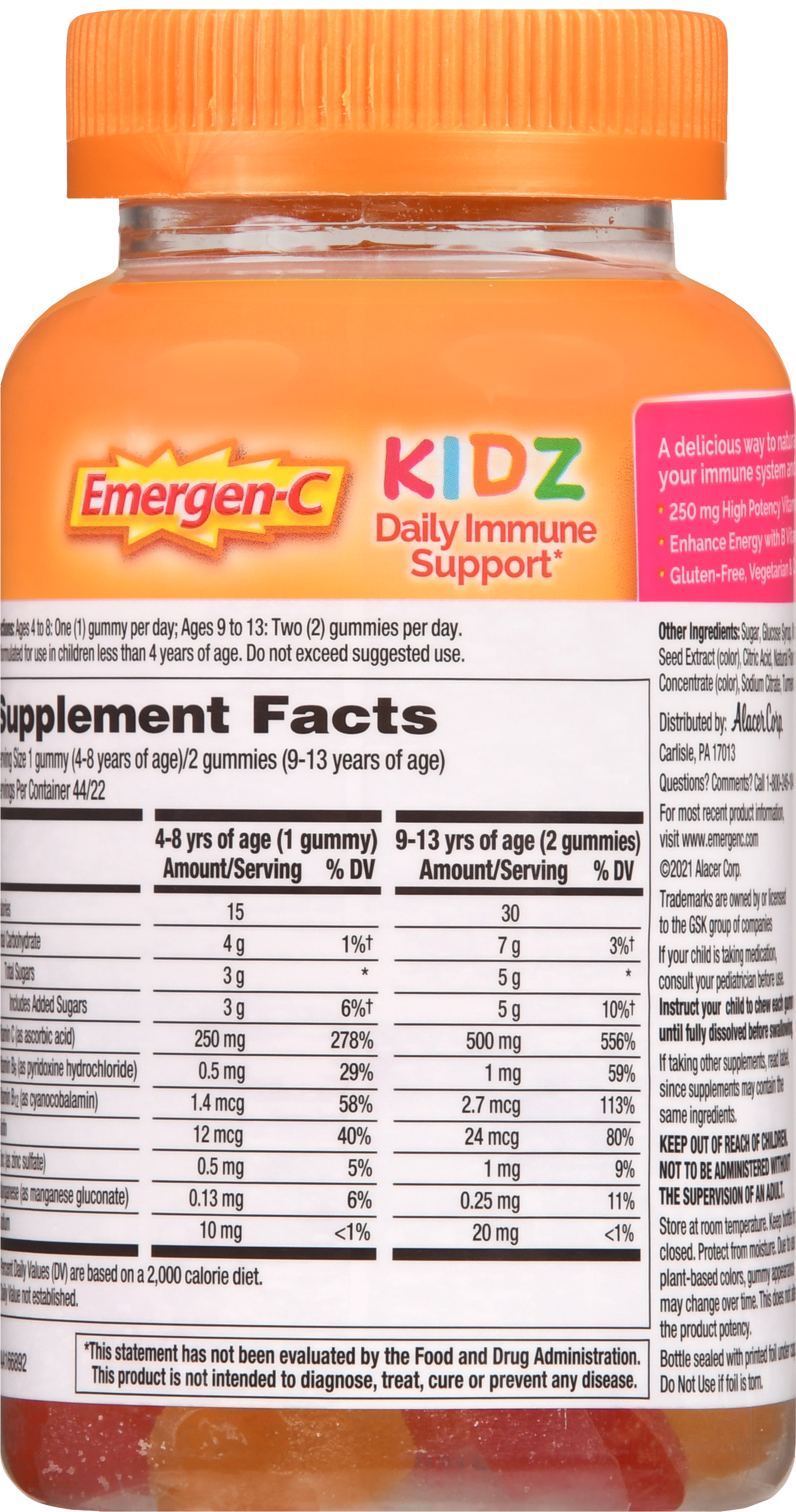 Emergen-C Kidz Daily Immune Support Gummies Fruit Fiesta – Image 18