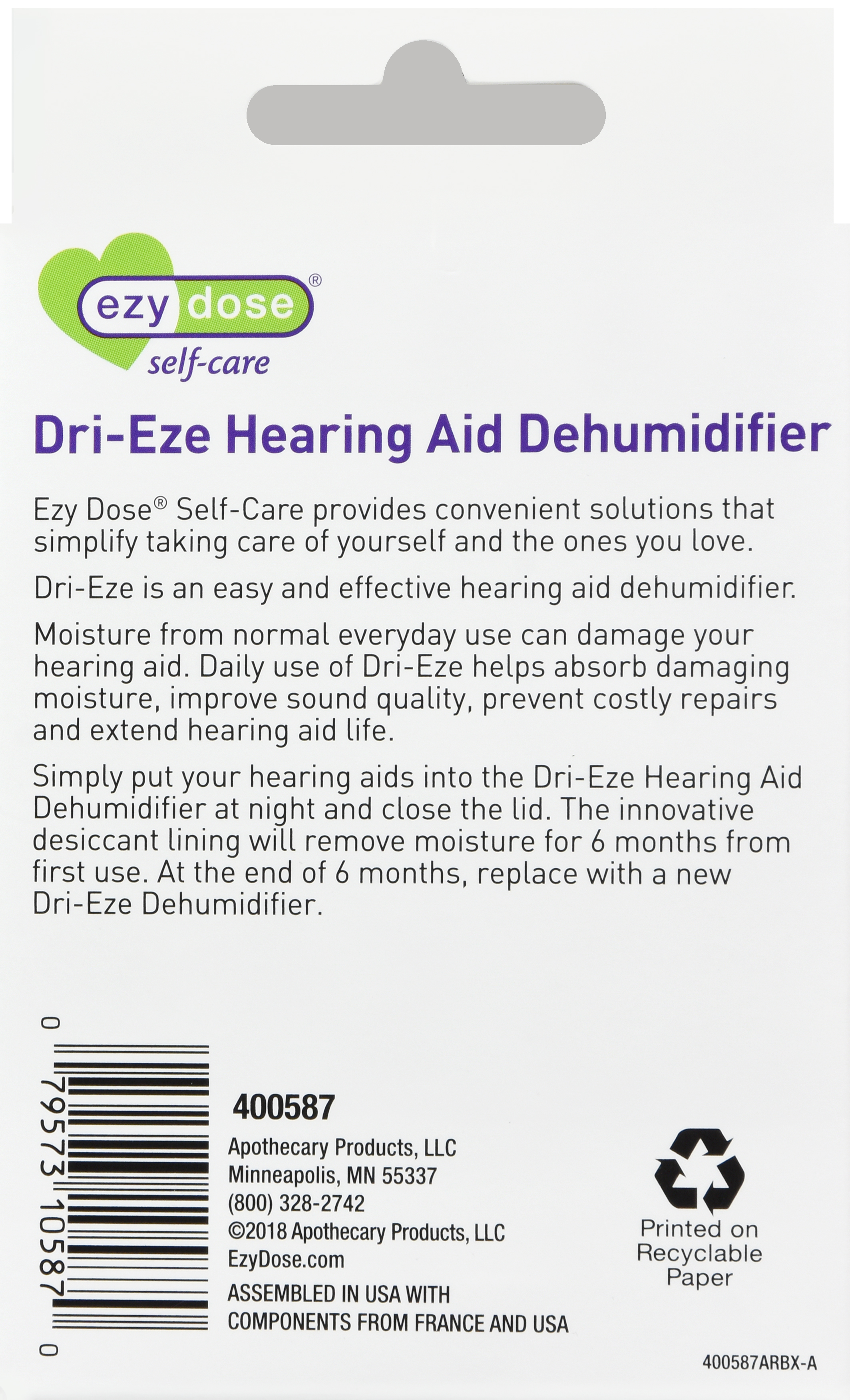 Ezy Dose Self-Care Dri-Eze Hearing Aid Dehumidifier – Image 19