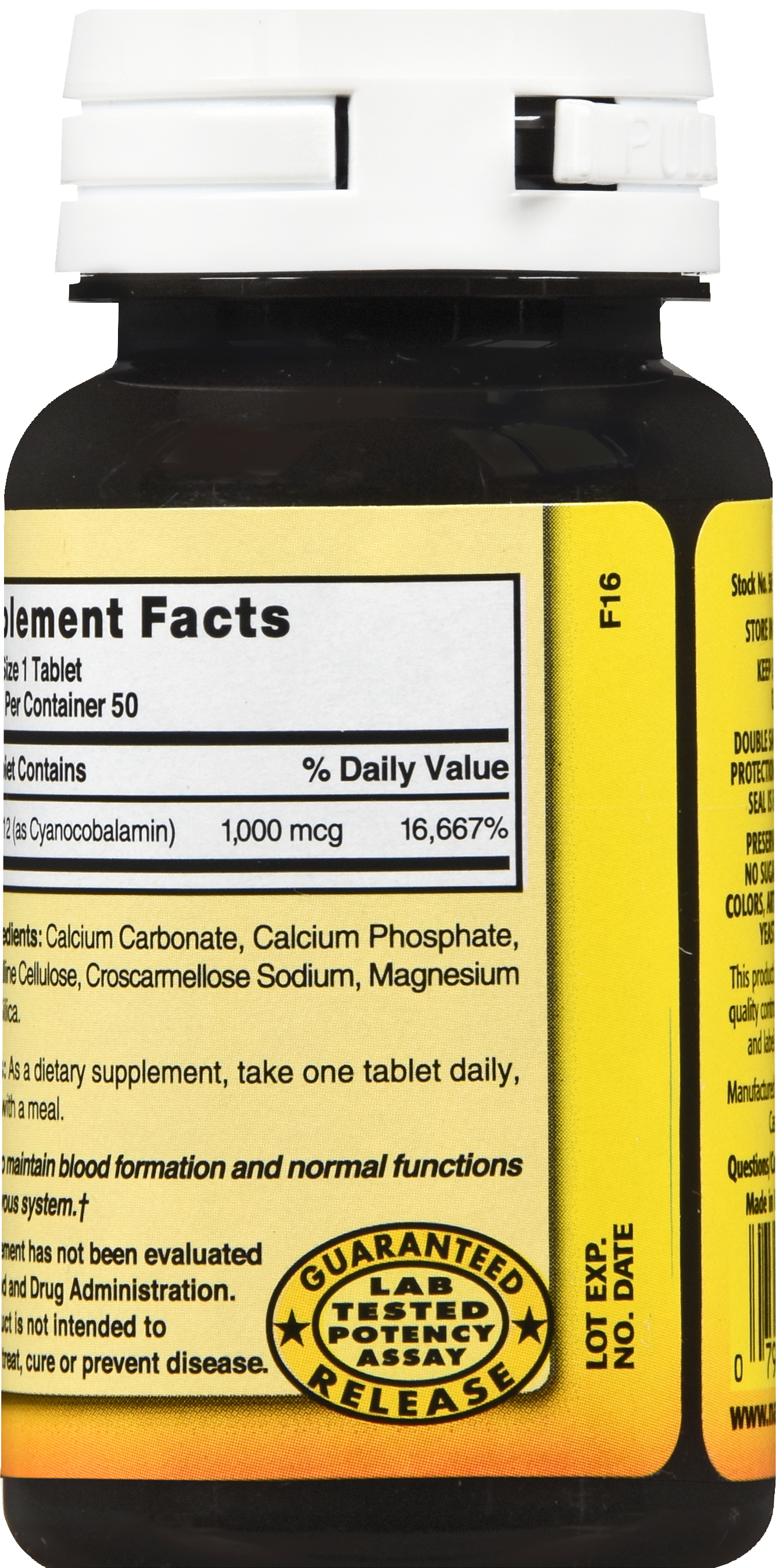 Nature's Blend Vitamin B- 12 1000 mcg Tablets – Image 18