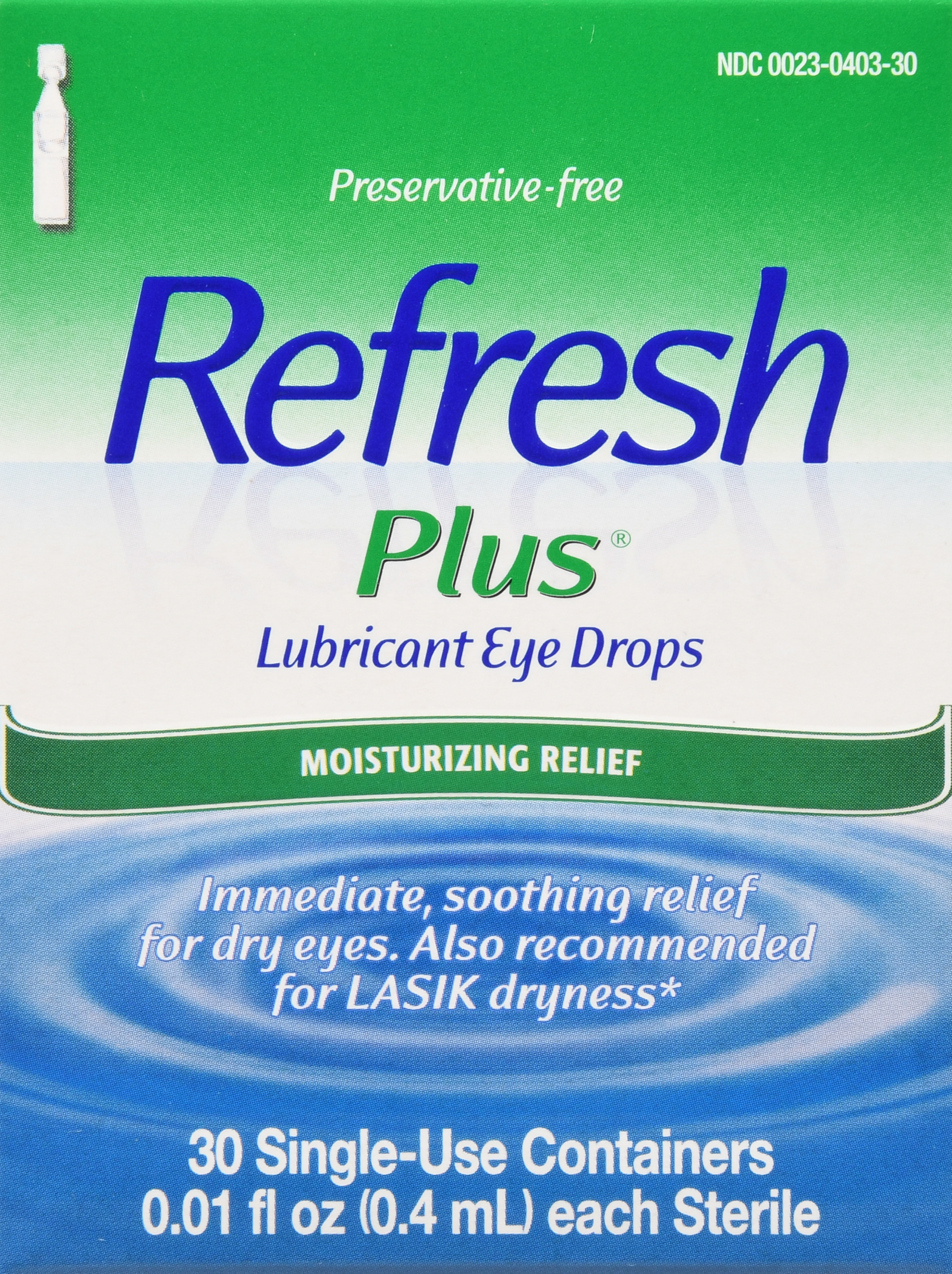 Refresh Plus Lubricant Eye Drops Single-Use Containers – Image 21