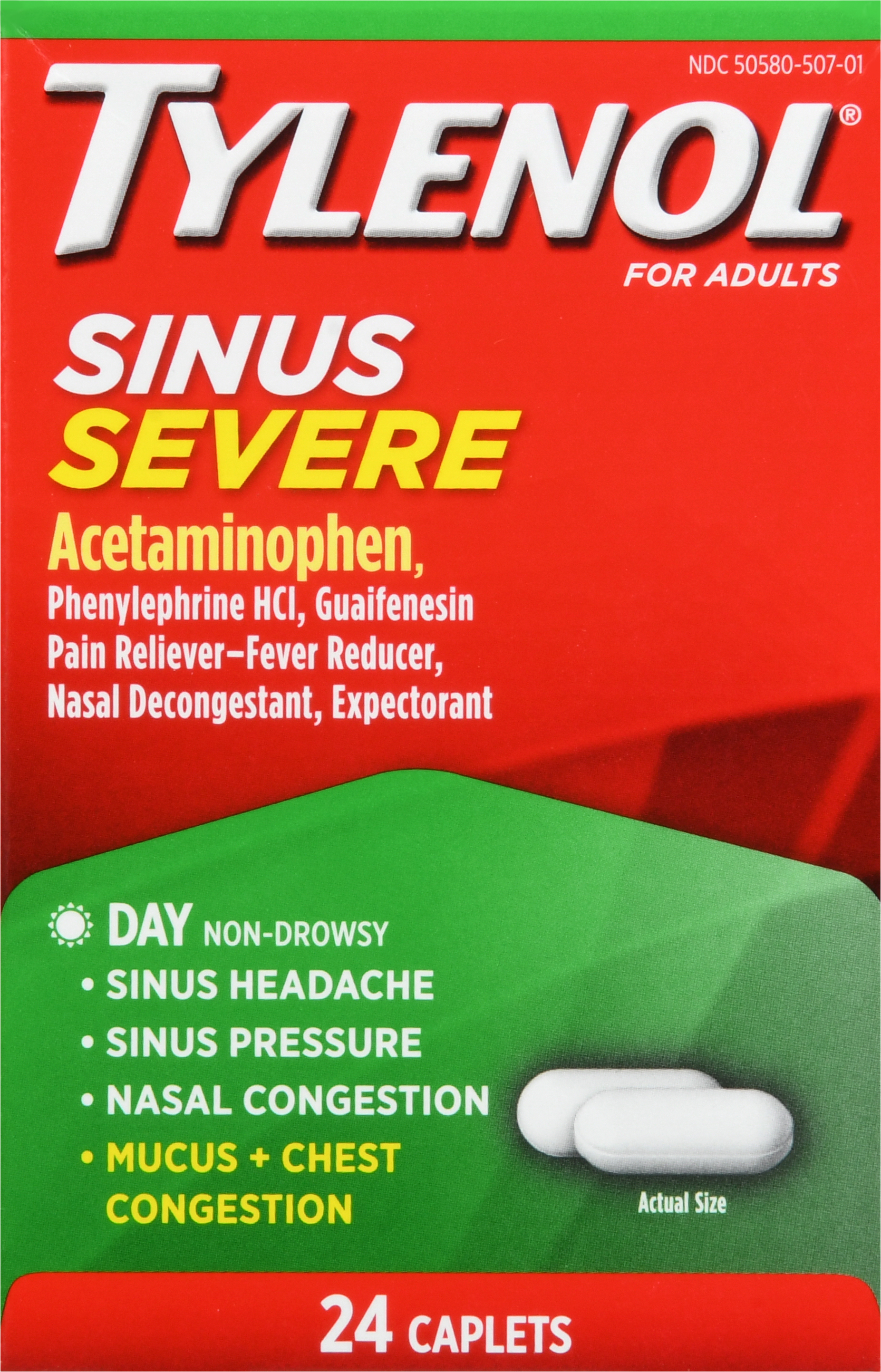 Tylenol Sinus Severe Caplets Non-Drowsy Day – Image 21