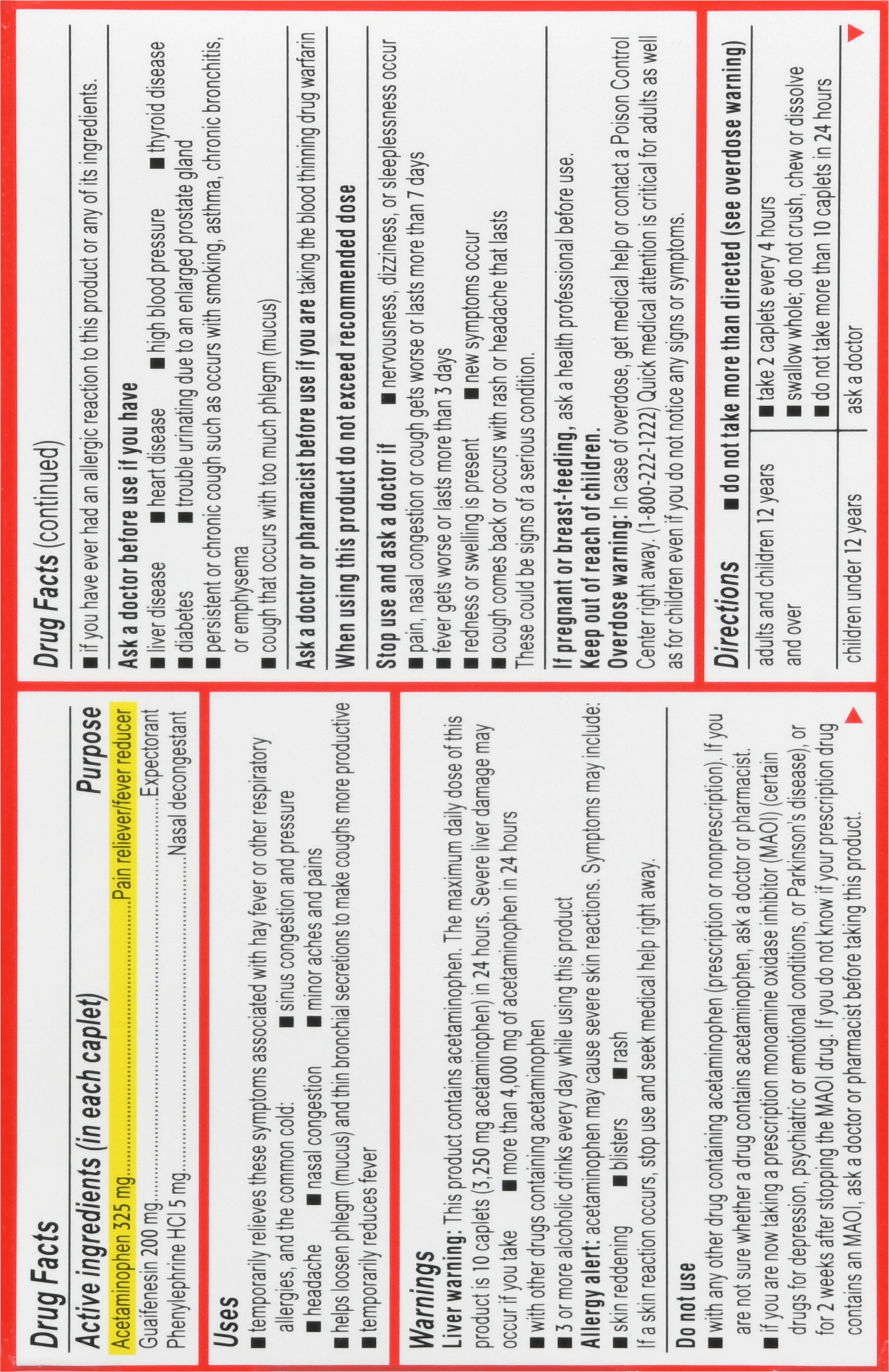 Tylenol Sinus Severe Caplets Non-Drowsy Day – Image 20
