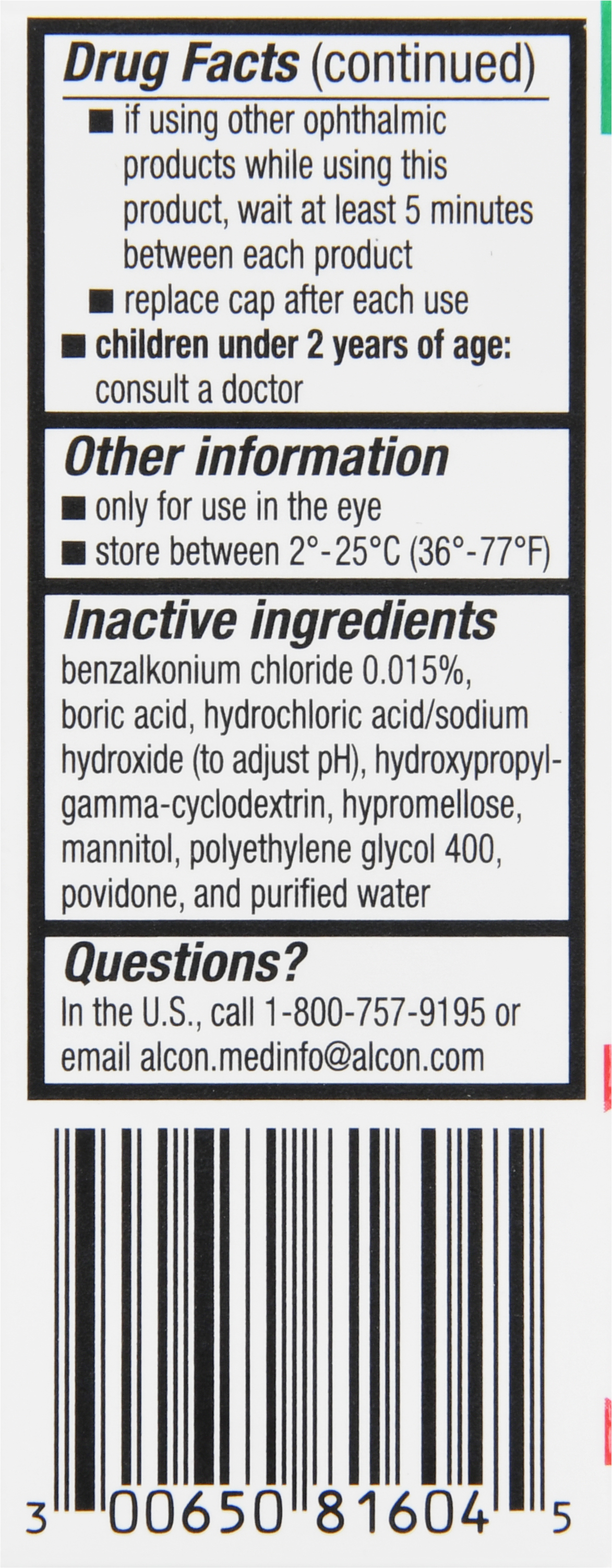 Pataday Olopatadine Hydrochloride Ophthalmic 0.7% Eye Allergy Itch Relief Solution Once Daily Extra Strength – Image 17