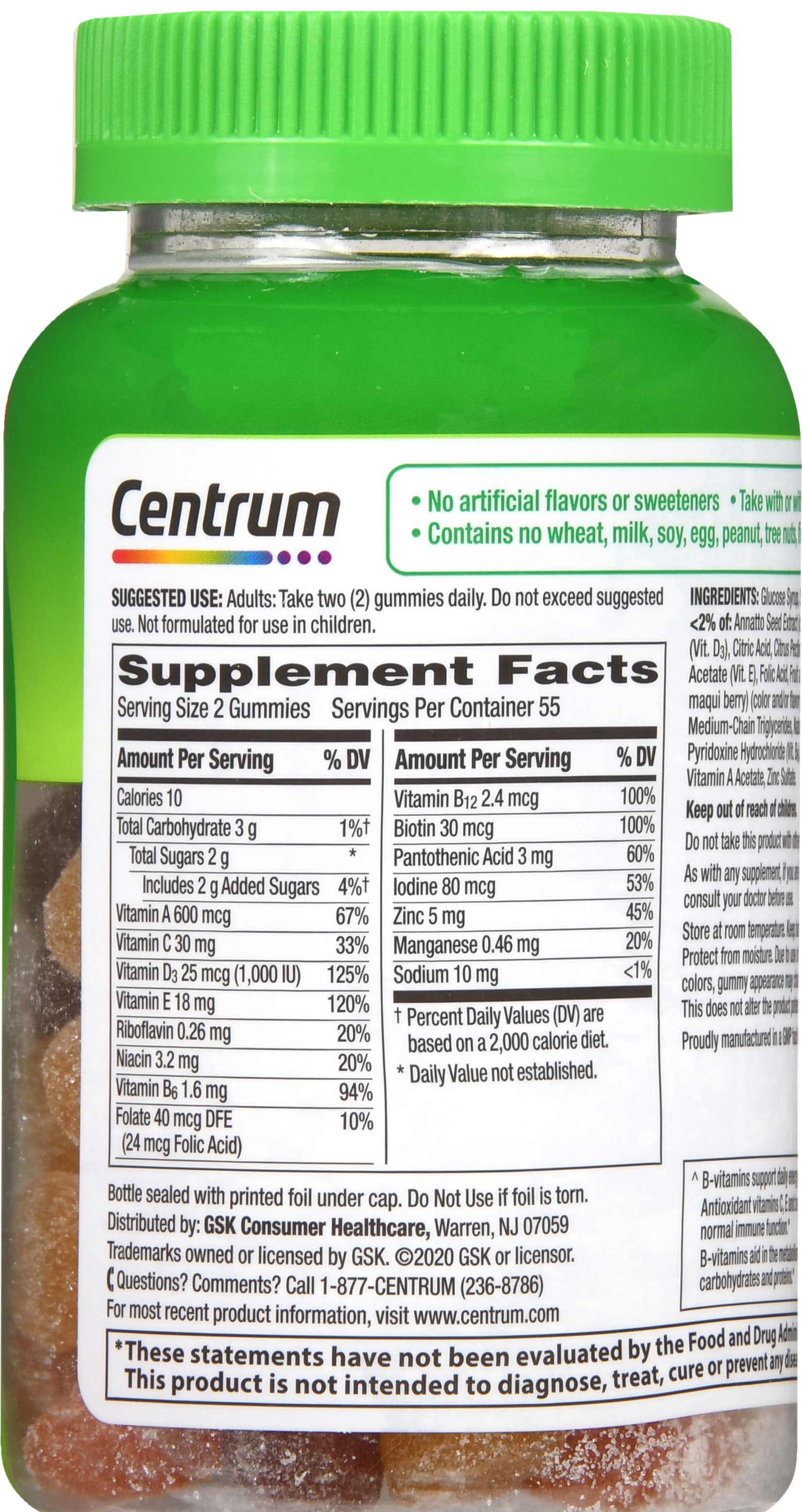 Centrum Adults MultiGummies Assorted Natural Fruit – Image 21
