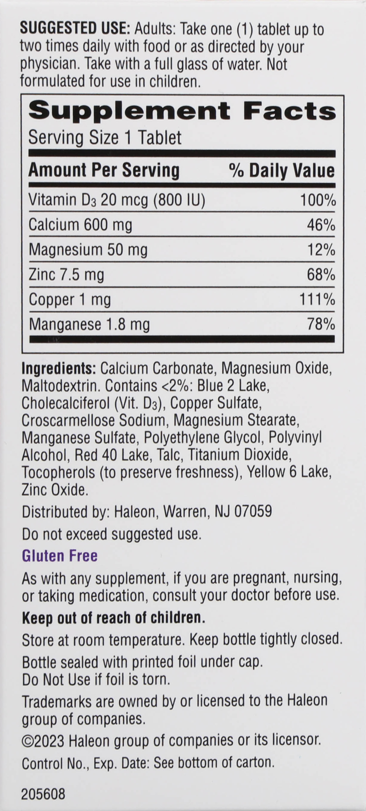 Caltrate Bone Health Advanced Calcium 600 mg + D3 Tablets – Image 17
