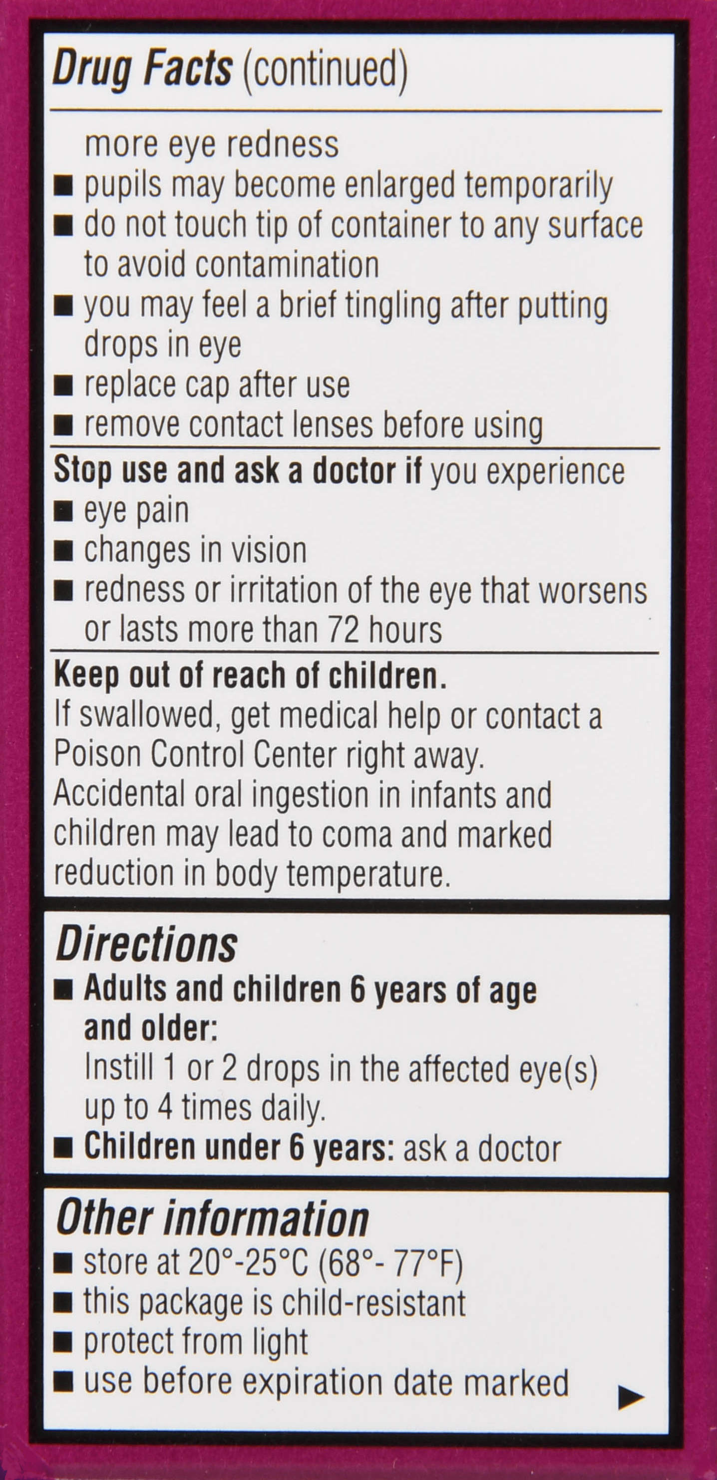 Bausch + Lomb Opcon-A Antihistamine and Redness Reliever Eye Drops – Image 16