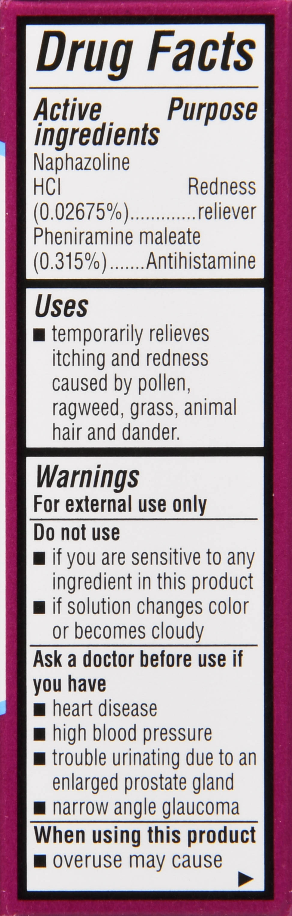 Bausch + Lomb Opcon-A Antihistamine and Redness Reliever Eye Drops – Image 14
