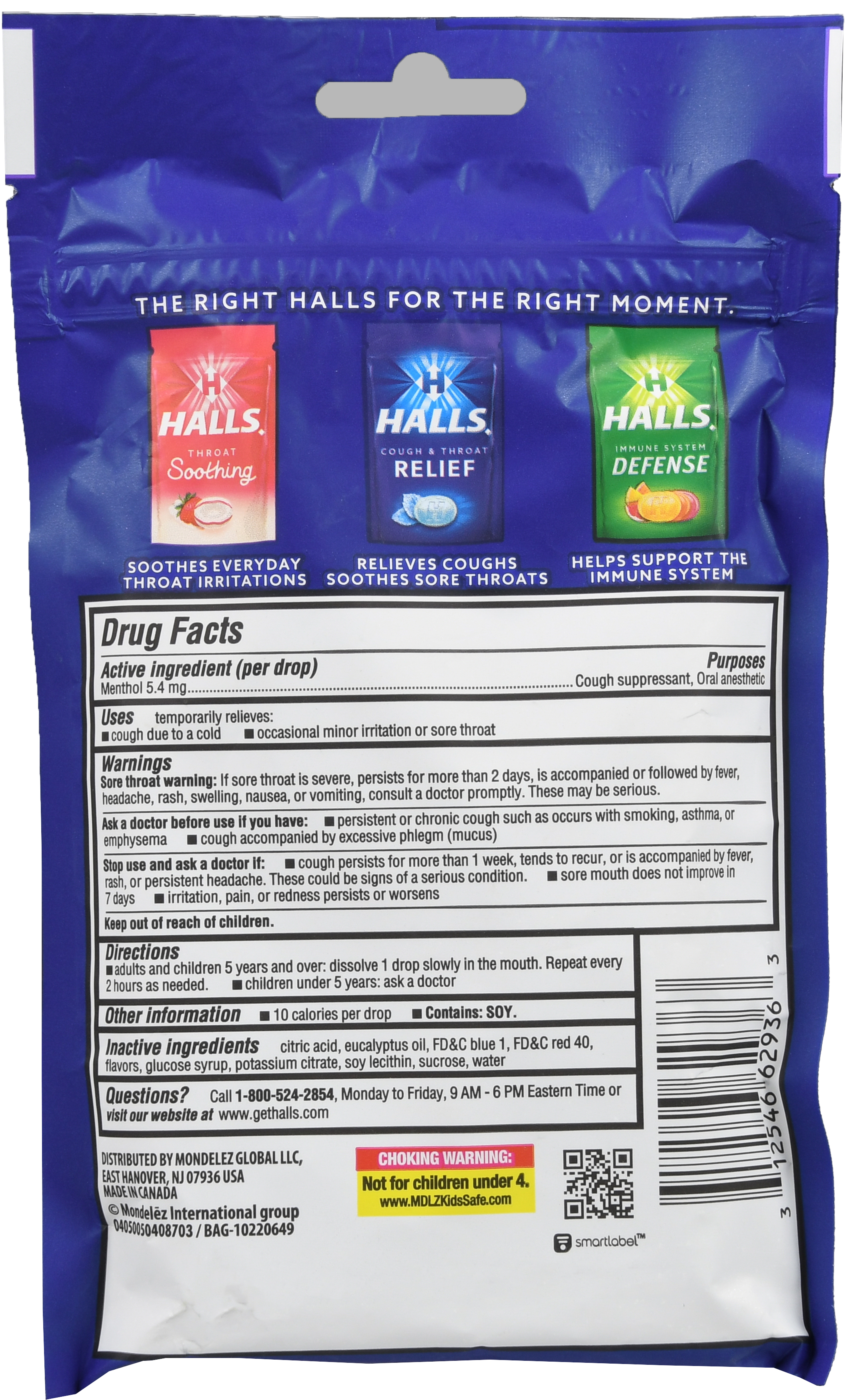 Halls Cough & Throat Relief Drops Mentho-lyptus – Image 7