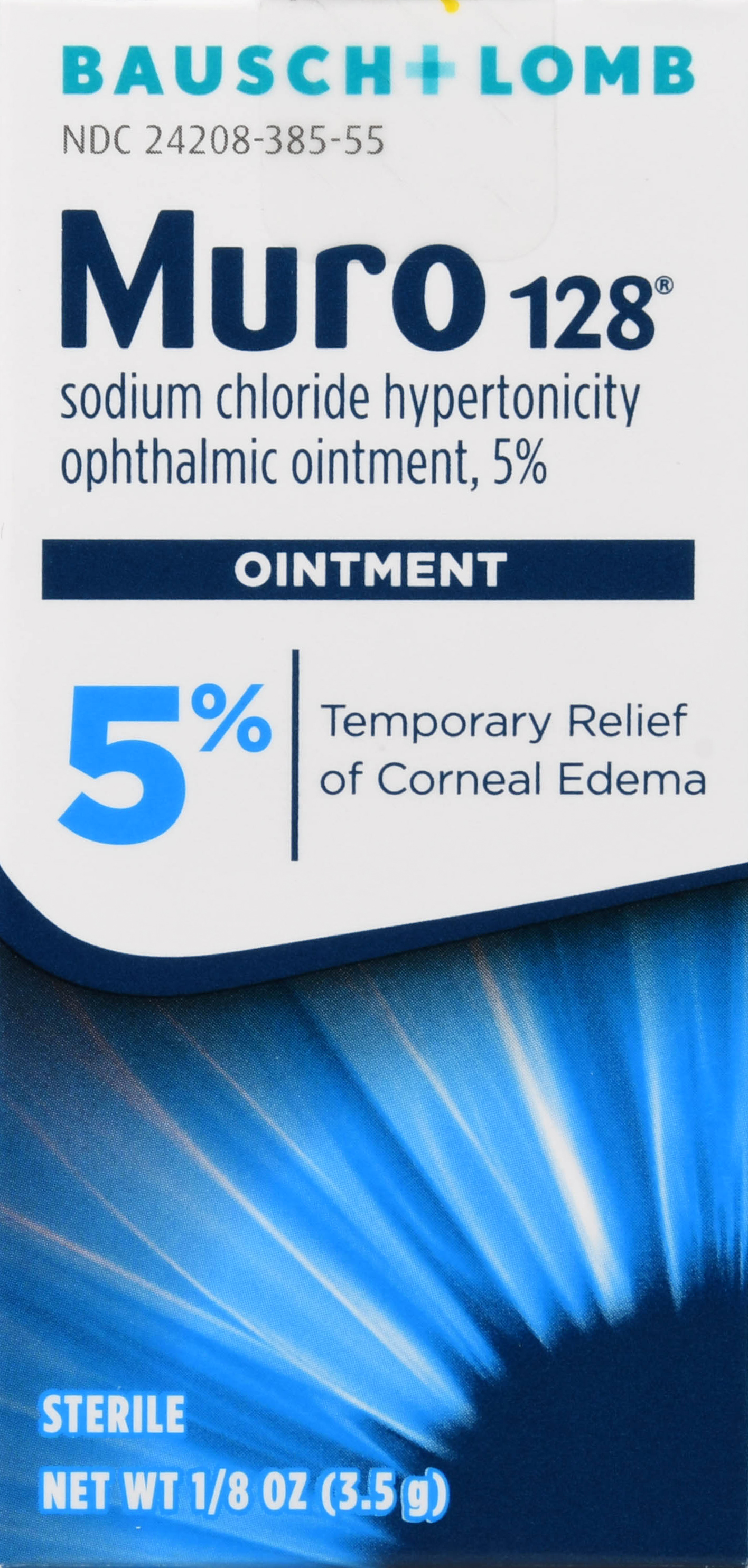 Bausch + Lomb Muro 128 Sodium Chloride 5% Hypertonicity Ophthalmic Ointment – Image 15