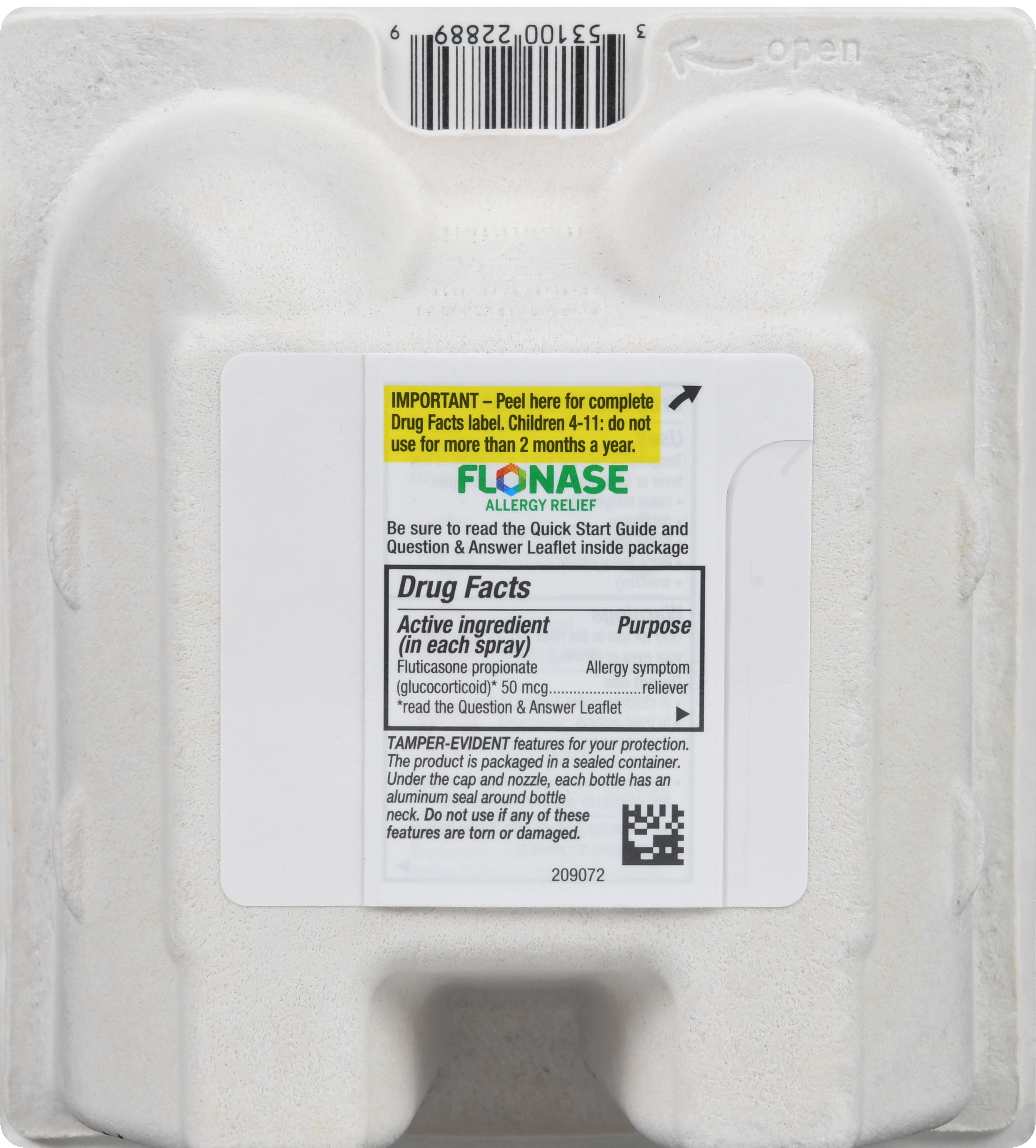 Flonase 24 Hour Allergy Relief Fluticasone Propionate (Glucocorticoid) 50 mcg Nasal Spray – Image 11