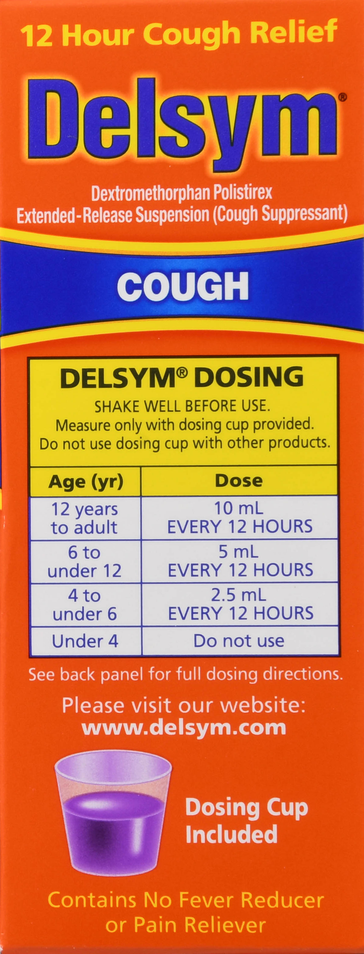 Delsym 12 Hour Cough Relief Liquid Grape – Image 17
