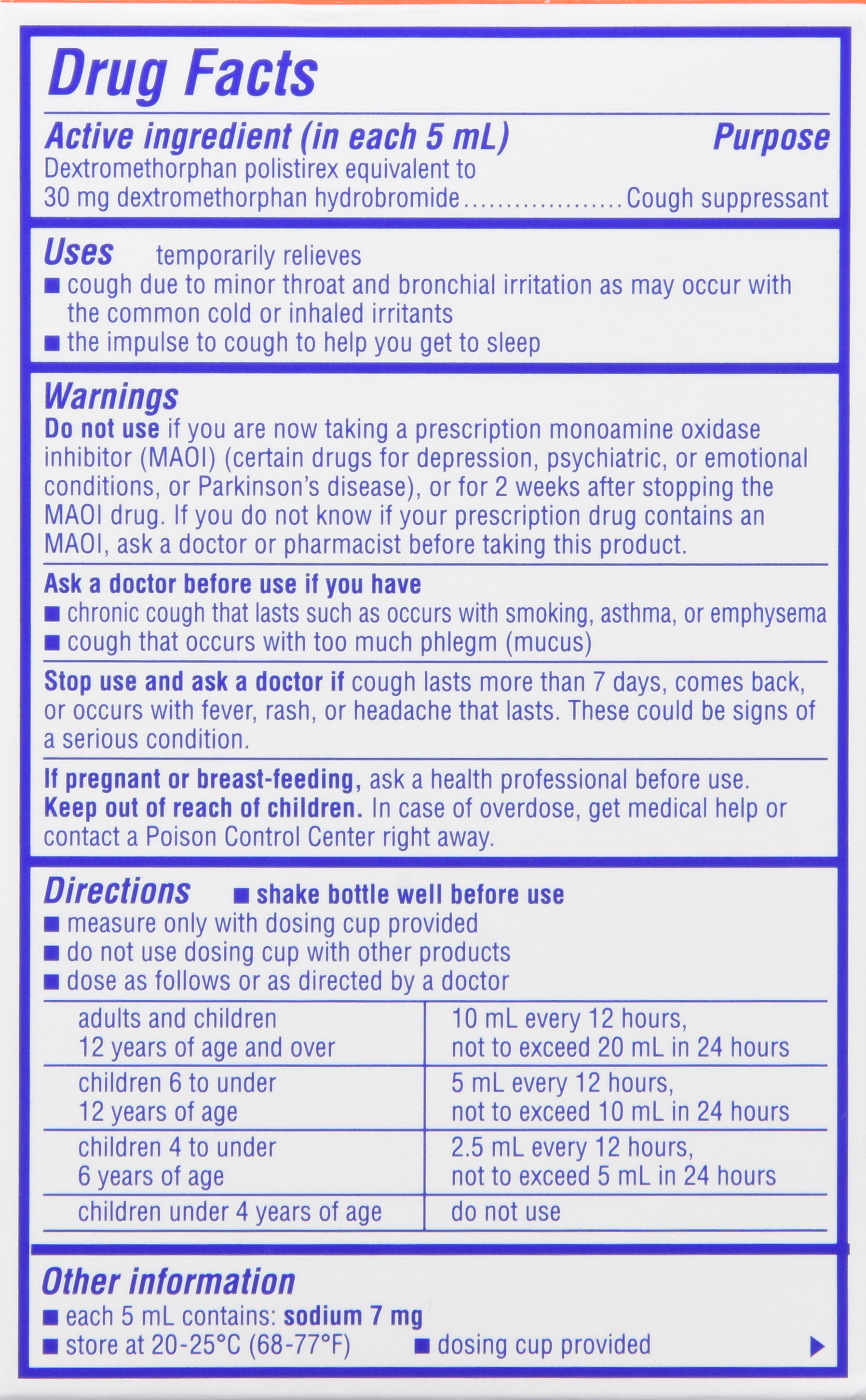 Delsym 12 Hour Cough Relief Liquid Orange – Image 21
