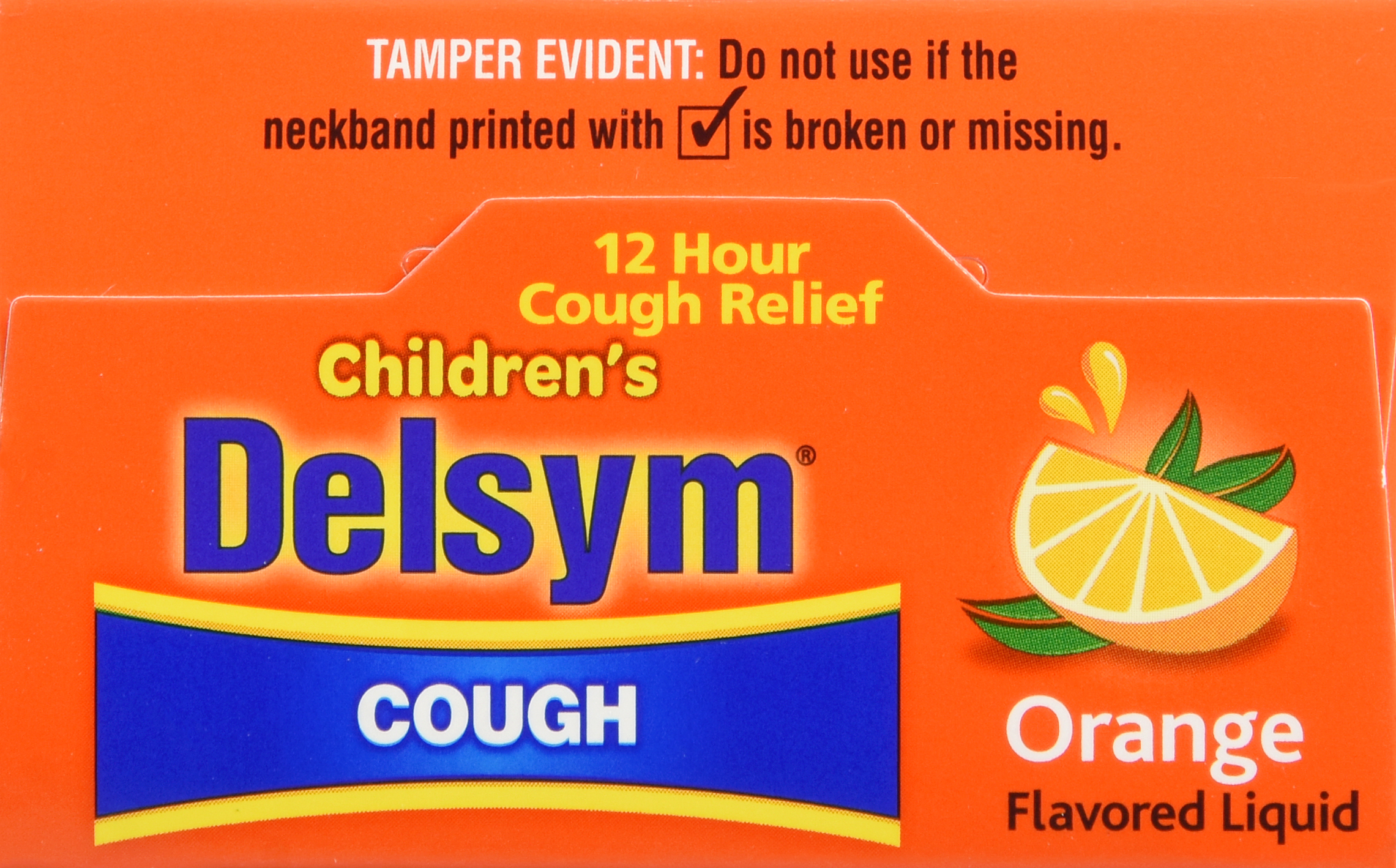 Delsym Children's 12 Hour Cough Relief Liquid Orange – Image 16