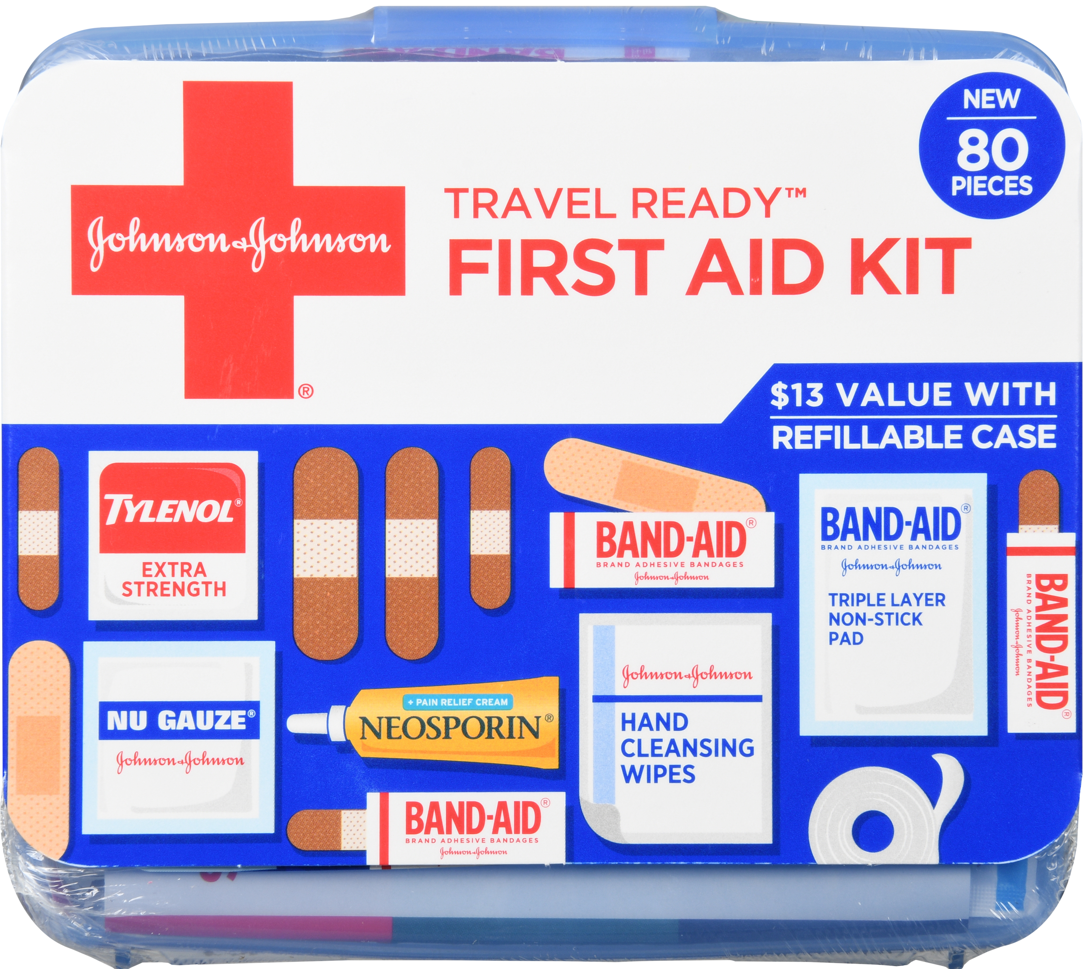 Johnson & Johnson Travel Ready First Aid Kit – Image 12