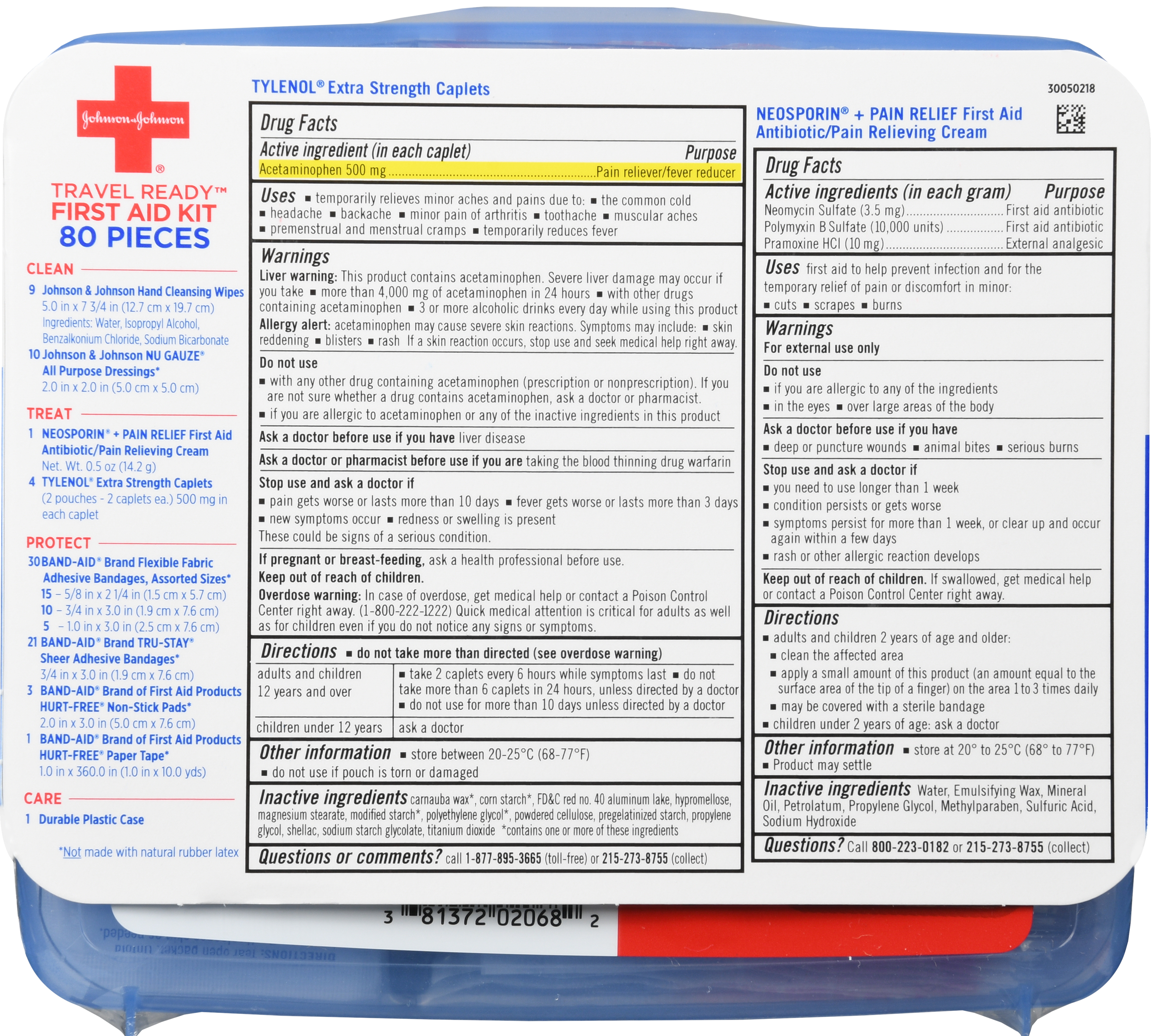 Johnson & Johnson Travel Ready First Aid Kit – Image 11