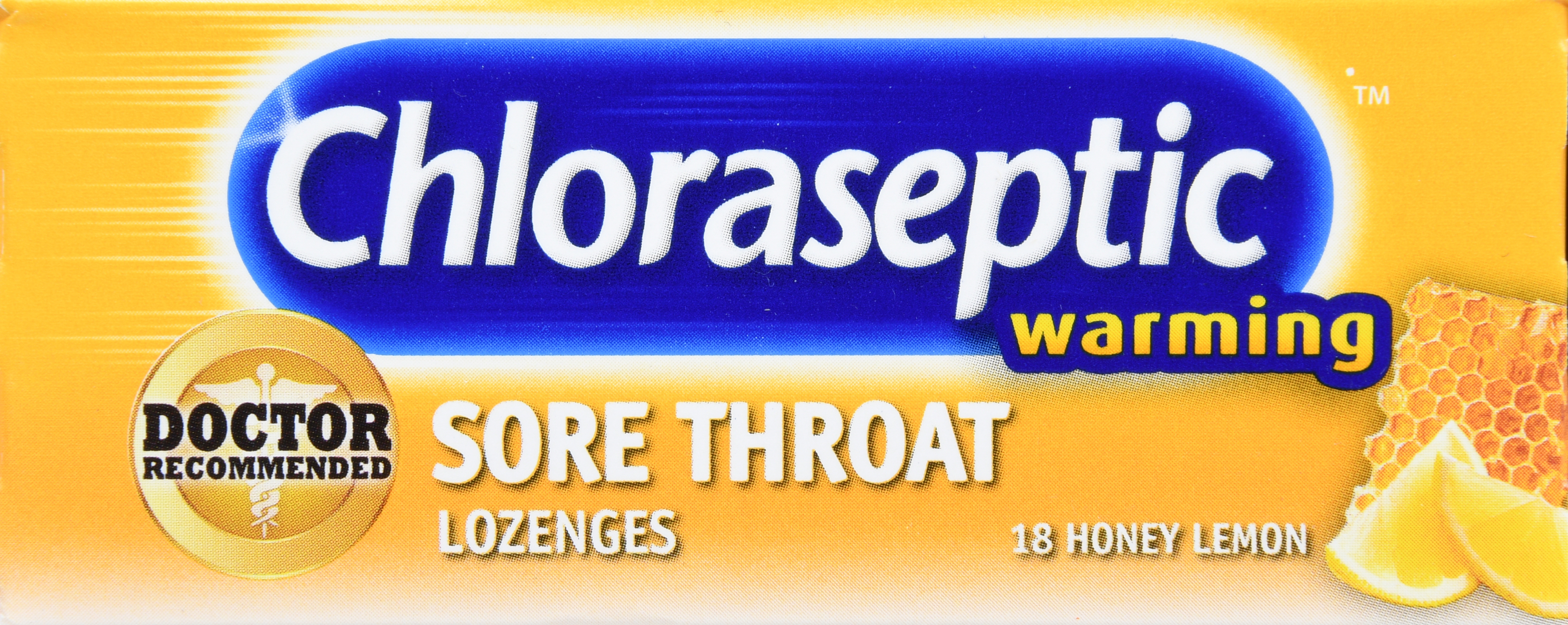 Chloraseptic Benzocaine Oral Pain Reliever Sore Throat Lozenges Honey Lemon Warming – Image 19