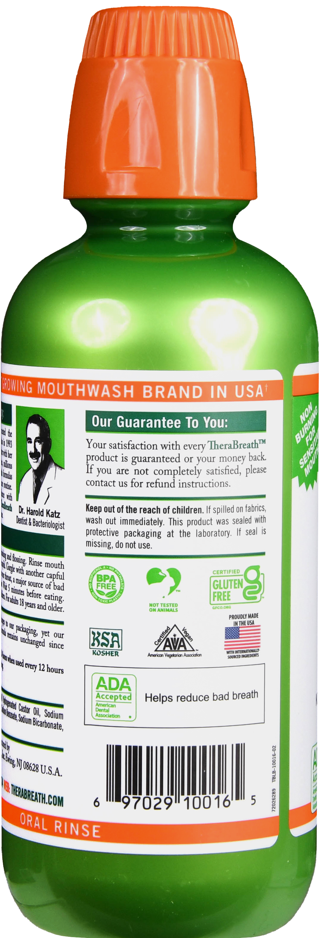 TheraBreath Fresh Breath Oral Rinse Mild Mint – Image 10