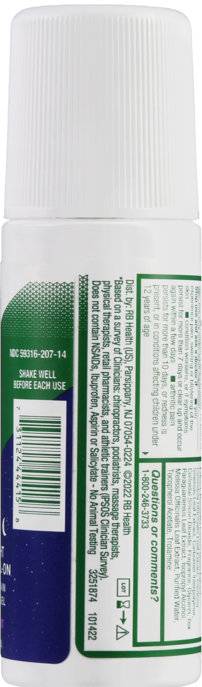 Biofreeze Menthol-Pain Relieving Gel Overnight Relief Roll-On Lavender – Image 14