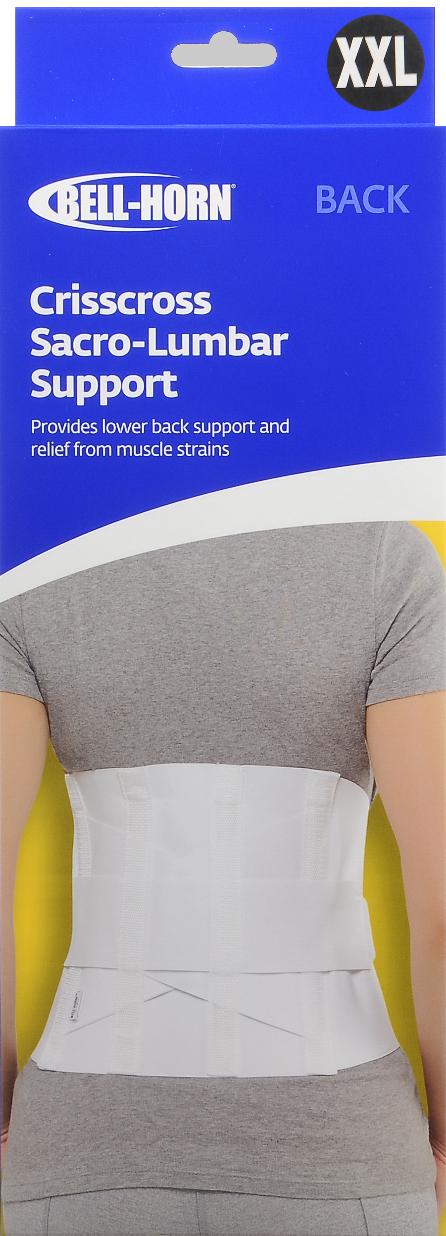 Bell-Horn Crisscross Sacro-Lumbar Support White XXL – Image 6