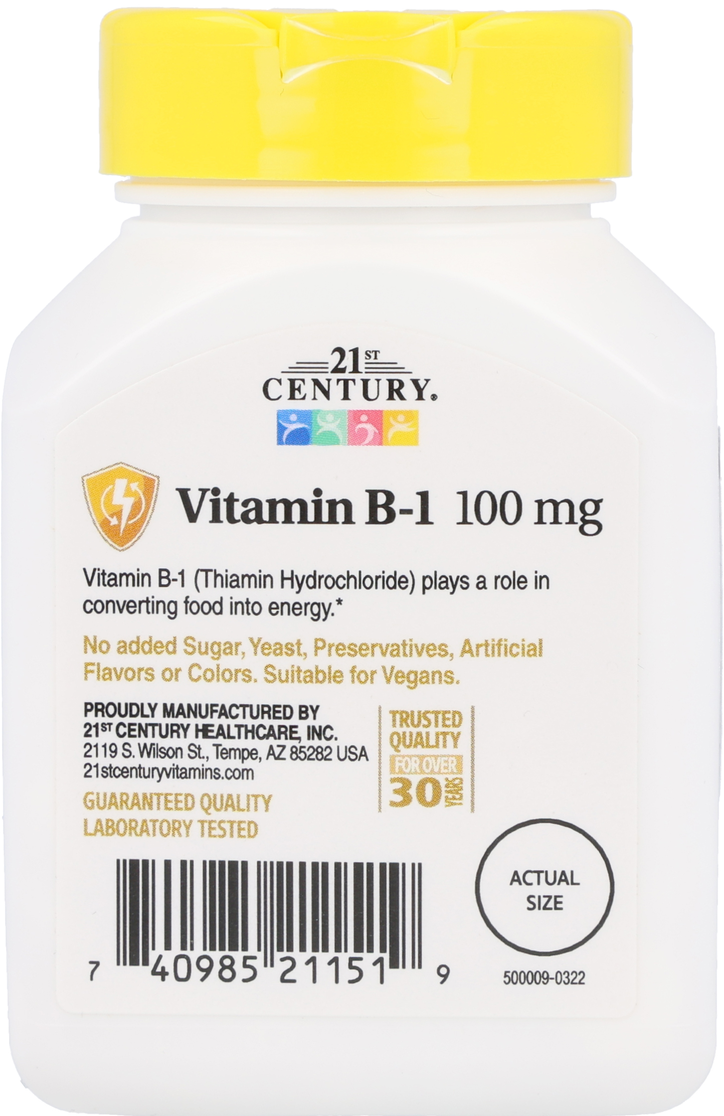 21st Century B-1 100 mg Tablets – Image 13