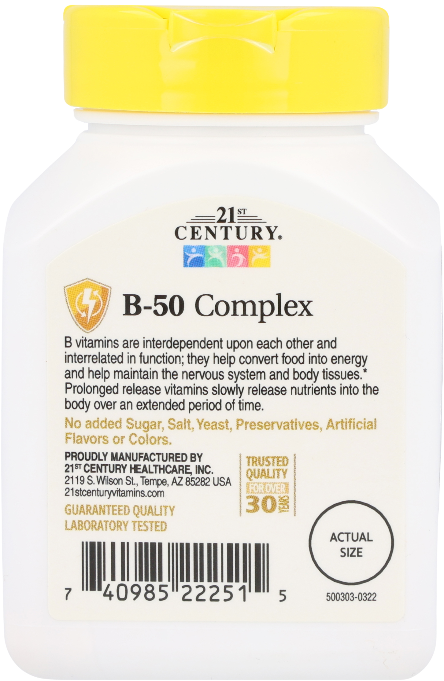 21st Century B-50 Complex Prolonged Release Tablets – Image 13