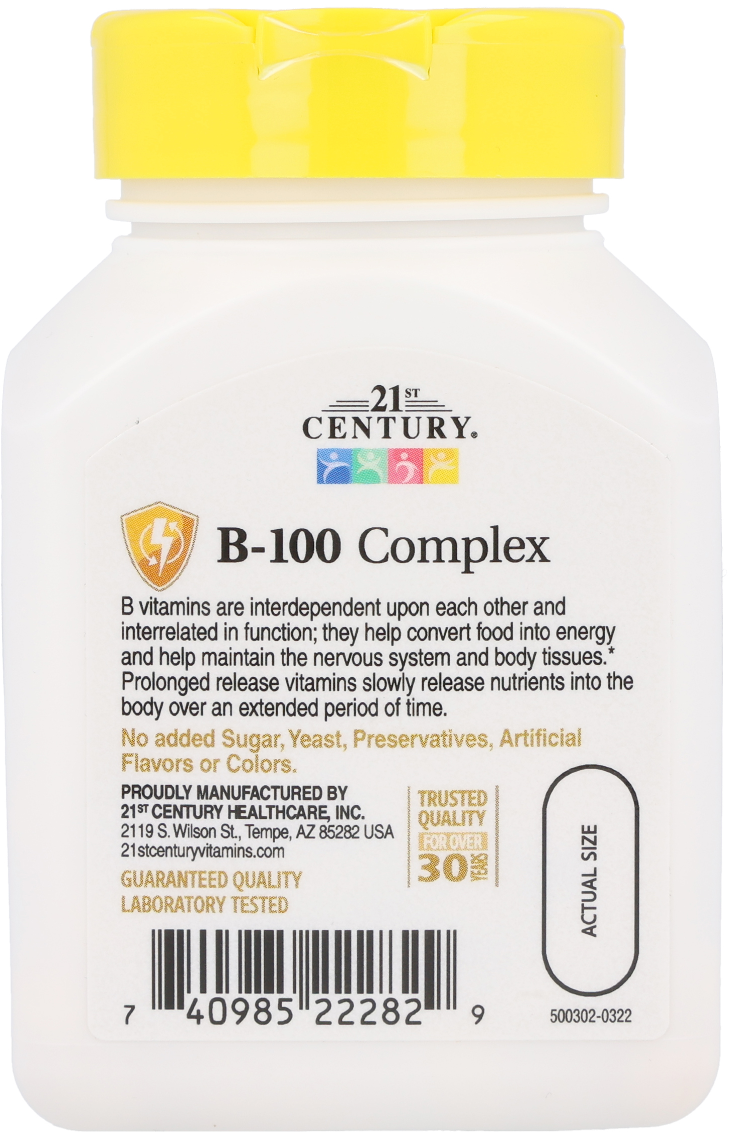21st Century B-100 Complex Prolonged Release Tablets – Image 13
