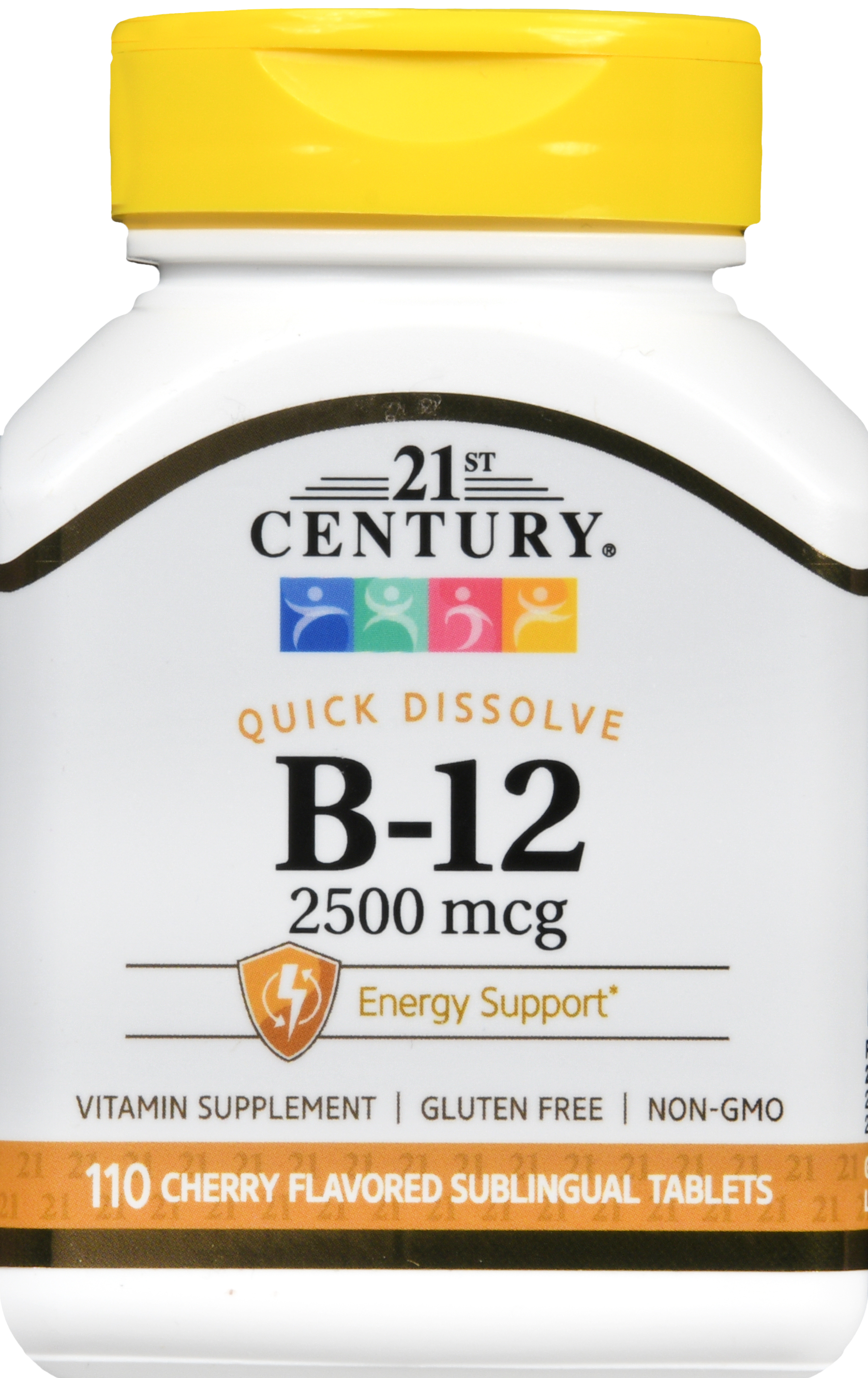 21st Century B- 12 2500 mcg Quick Dissolve Sublingual Tablets Cherry – Image 14