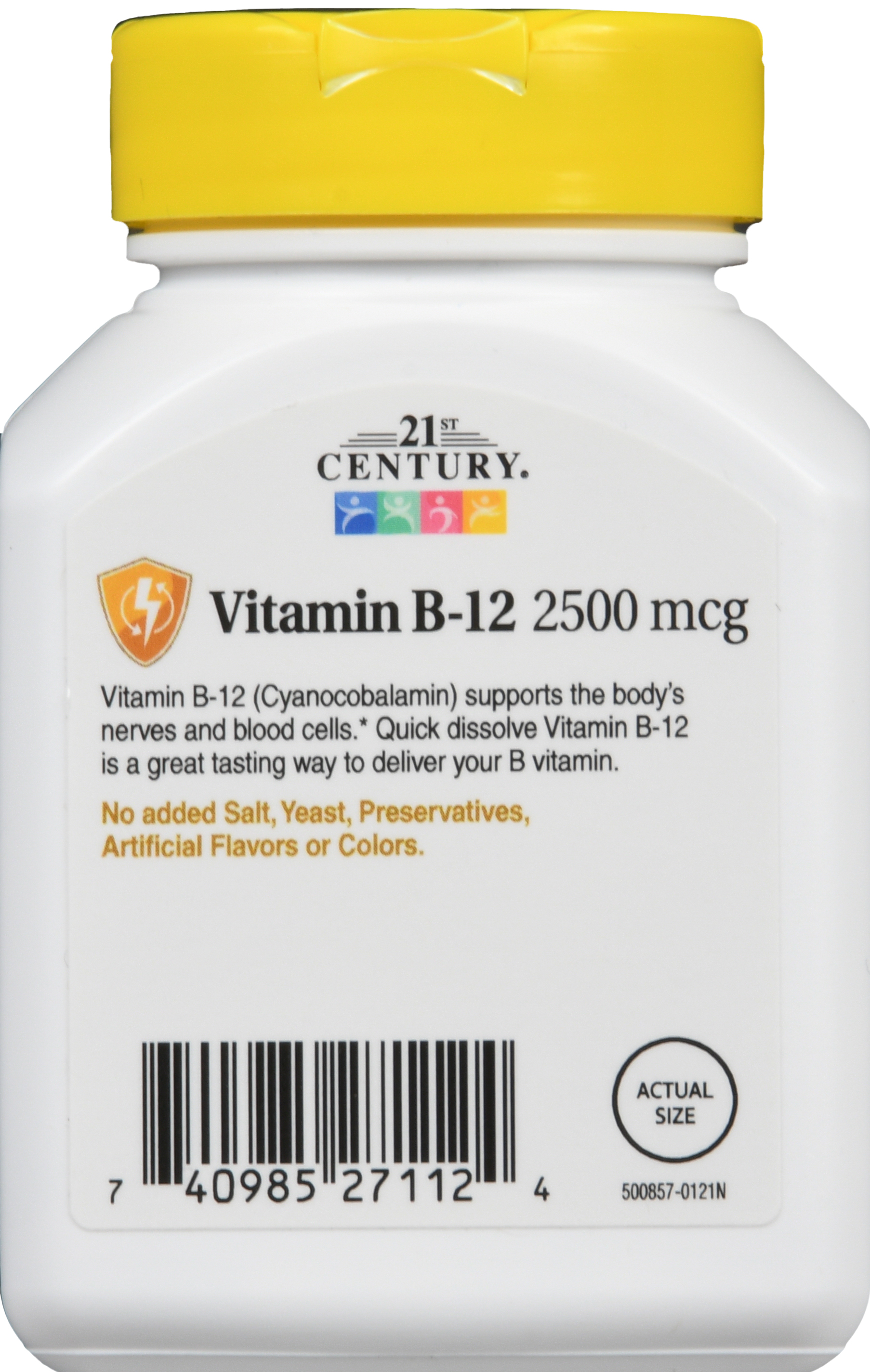 21st Century B- 12 2500 mcg Quick Dissolve Sublingual Tablets Cherry – Image 13