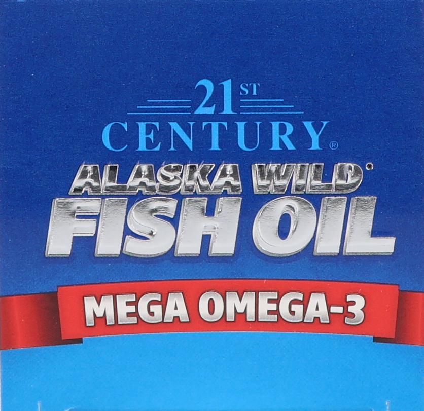 21st Century Alaska Wild Fish Oil Mega Omega-3 Enteric Coated Softgels – Image 16