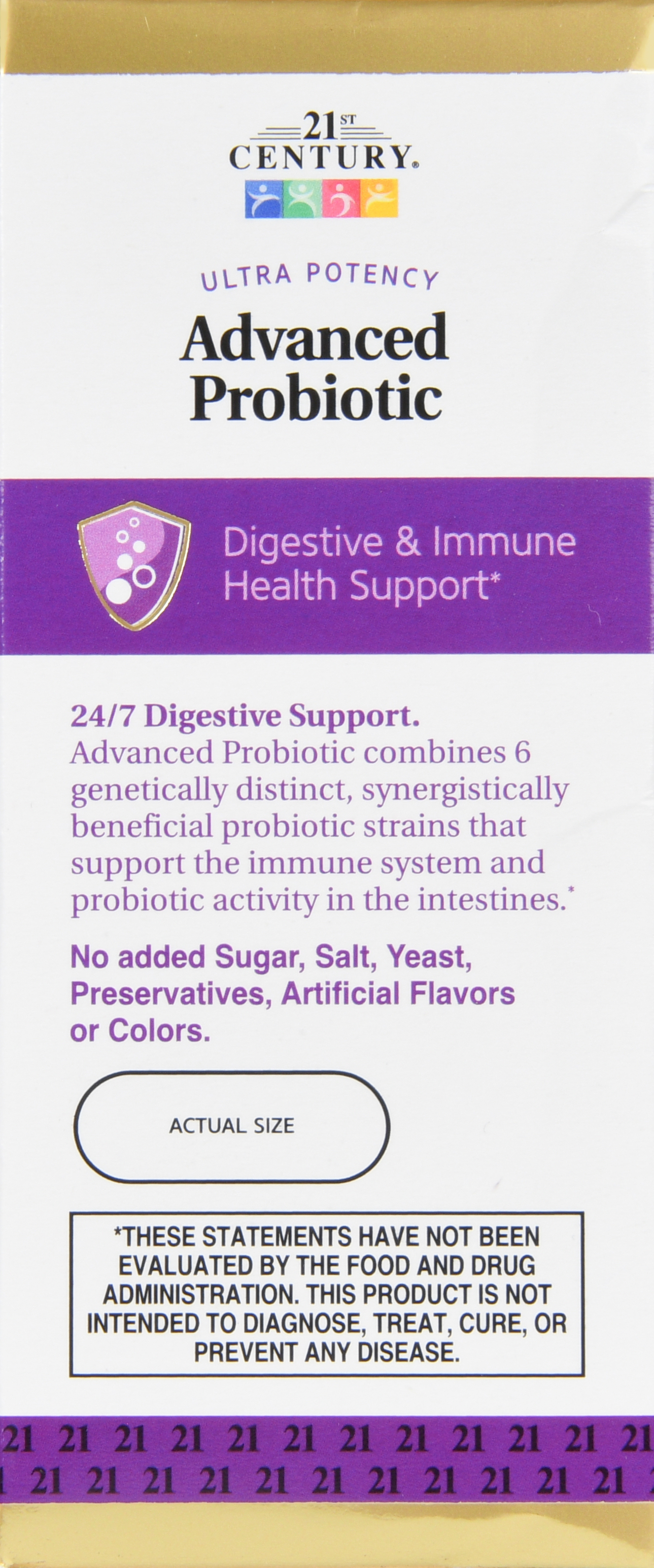21st Century Advanced Probiotic Capsules Ultra Potency – Image 16