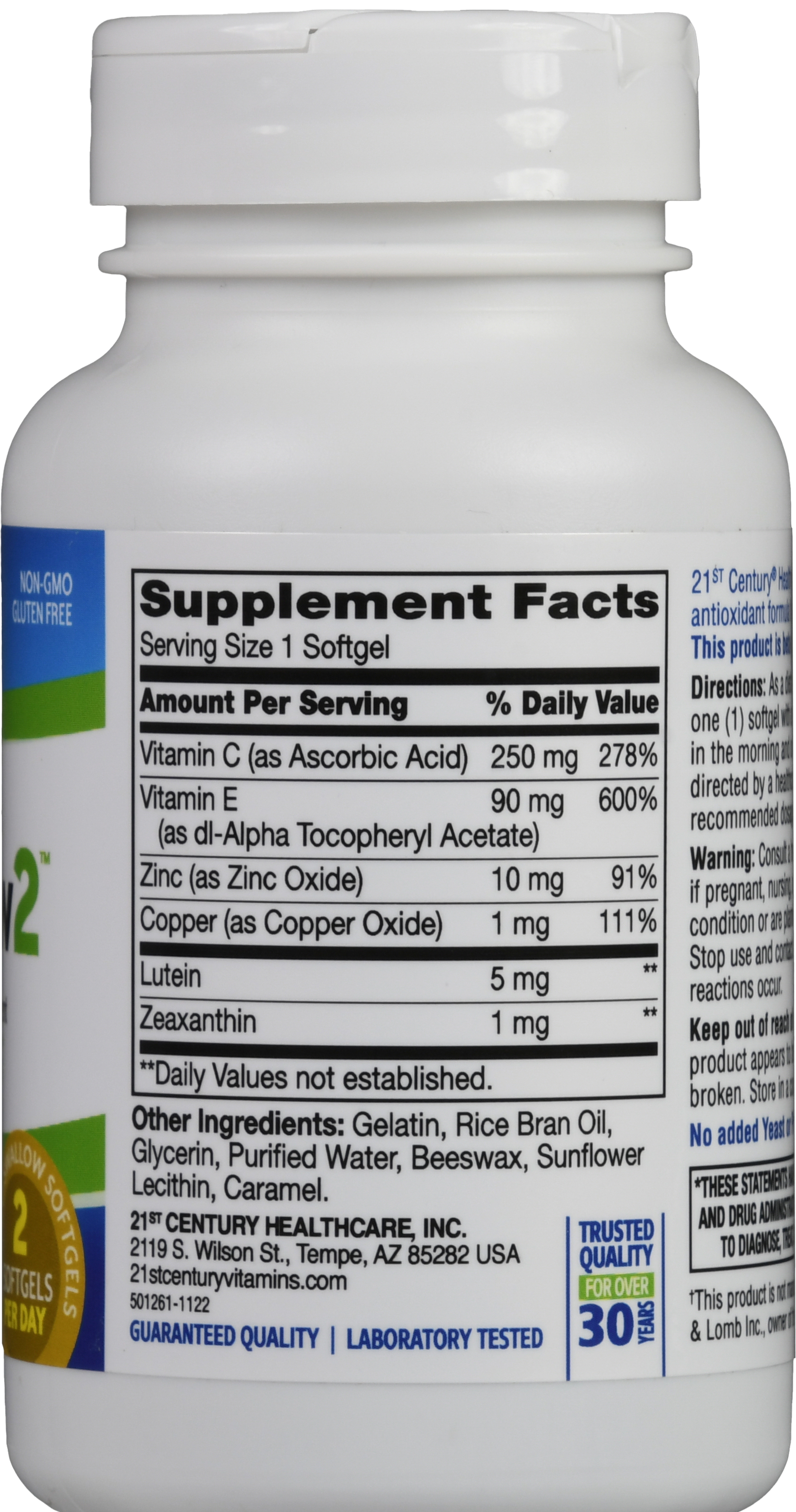 21st Century Healthy Eyes SuperView2 Eye Vitamin And Mineral Supplement Softgels – Image 11