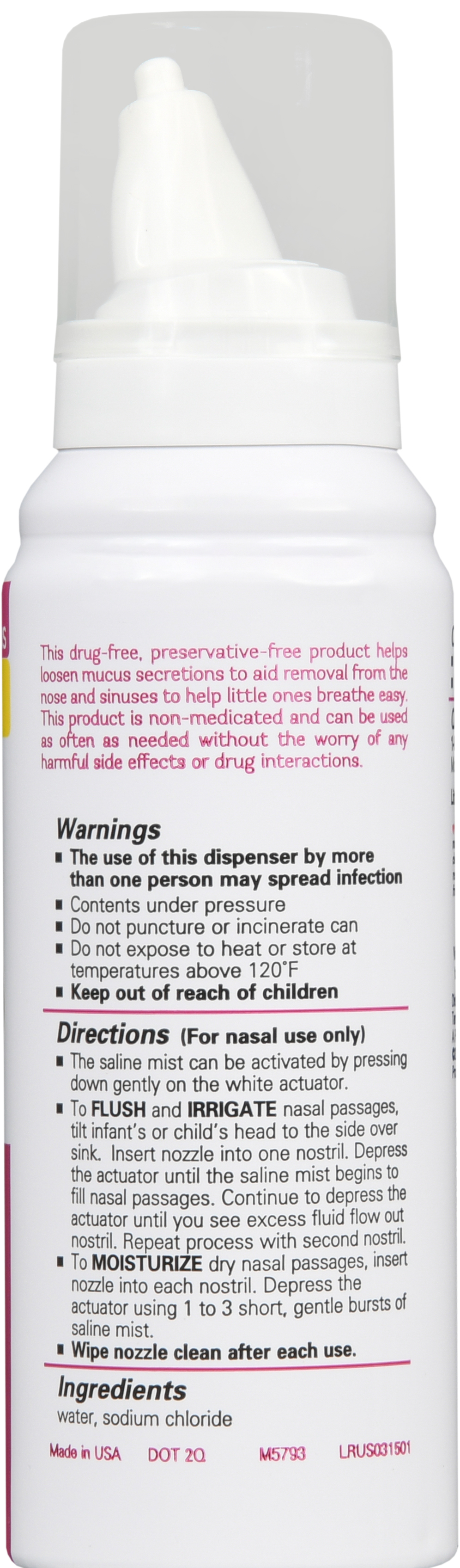 Little Remedies For Noses Sterile Saline Mist – Image 18