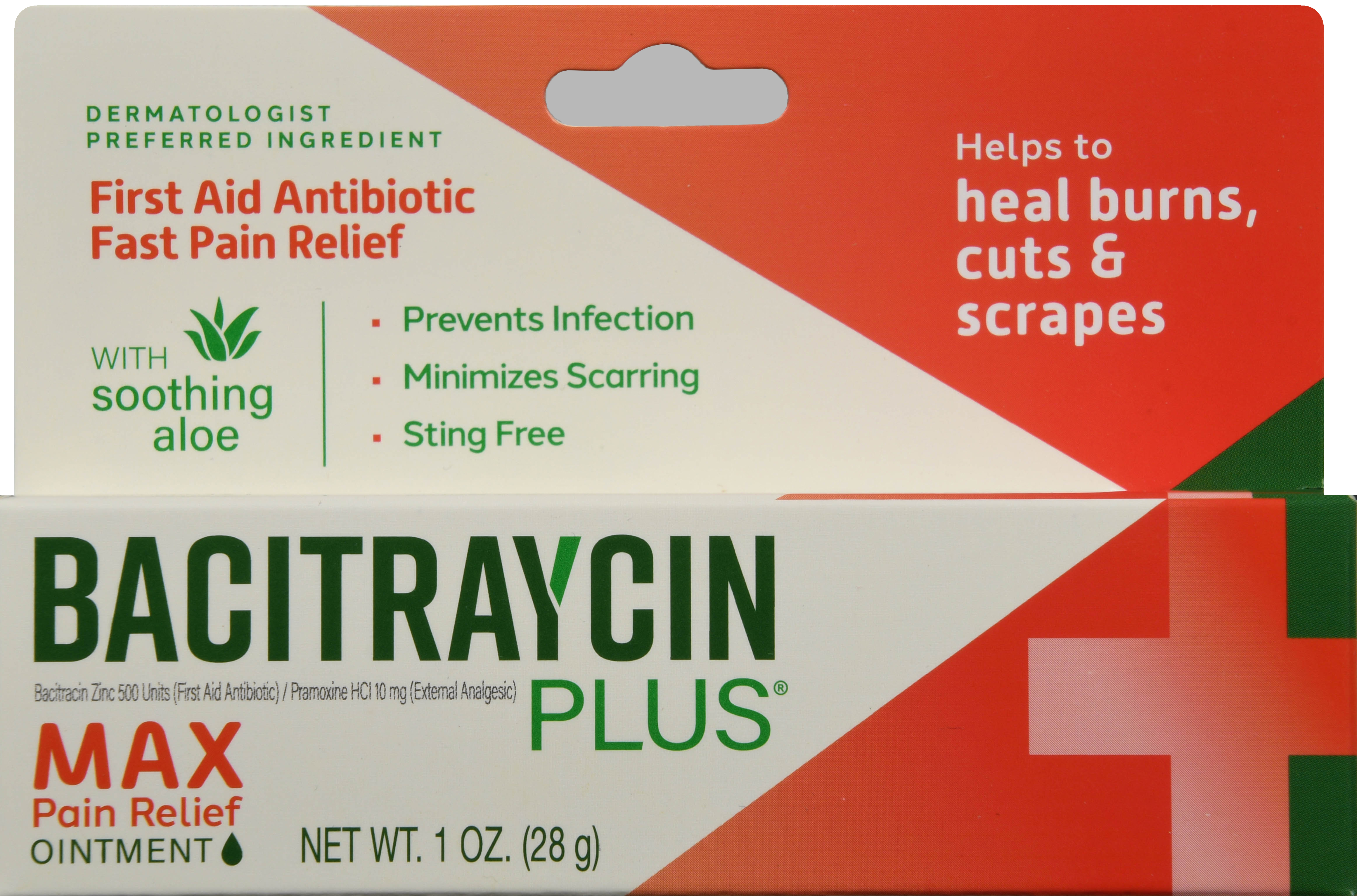 Bacitraycin Plus First Aid Antibiotic Max Pain Relief Ointment – Image 15