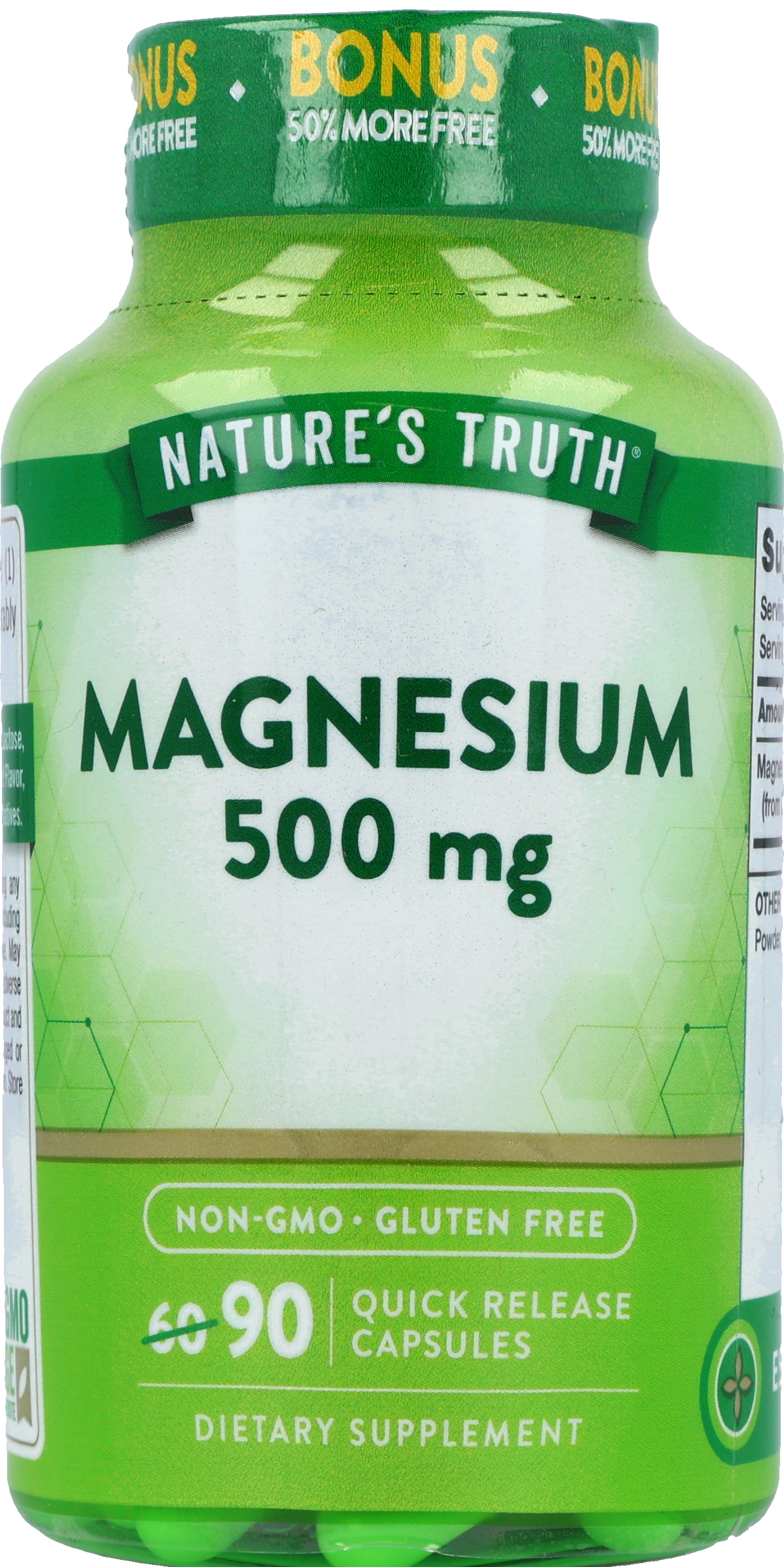 Nature's Truth Magnesium 500 mg Quick Release Capsules – Image 11
