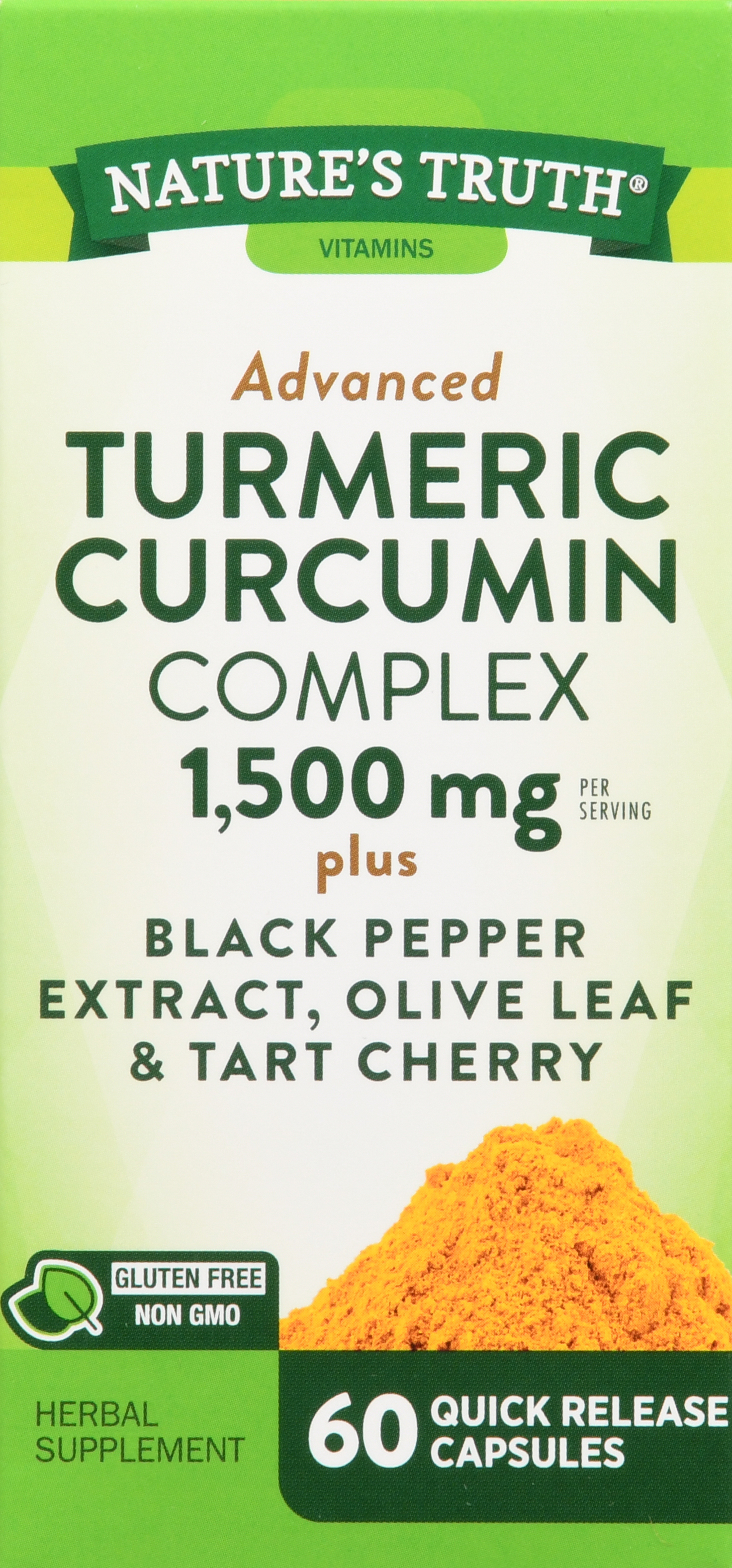 Nature's Truth Turmeric Curcumin Complex 1,500 mg Quick Release Capsules – Image 15