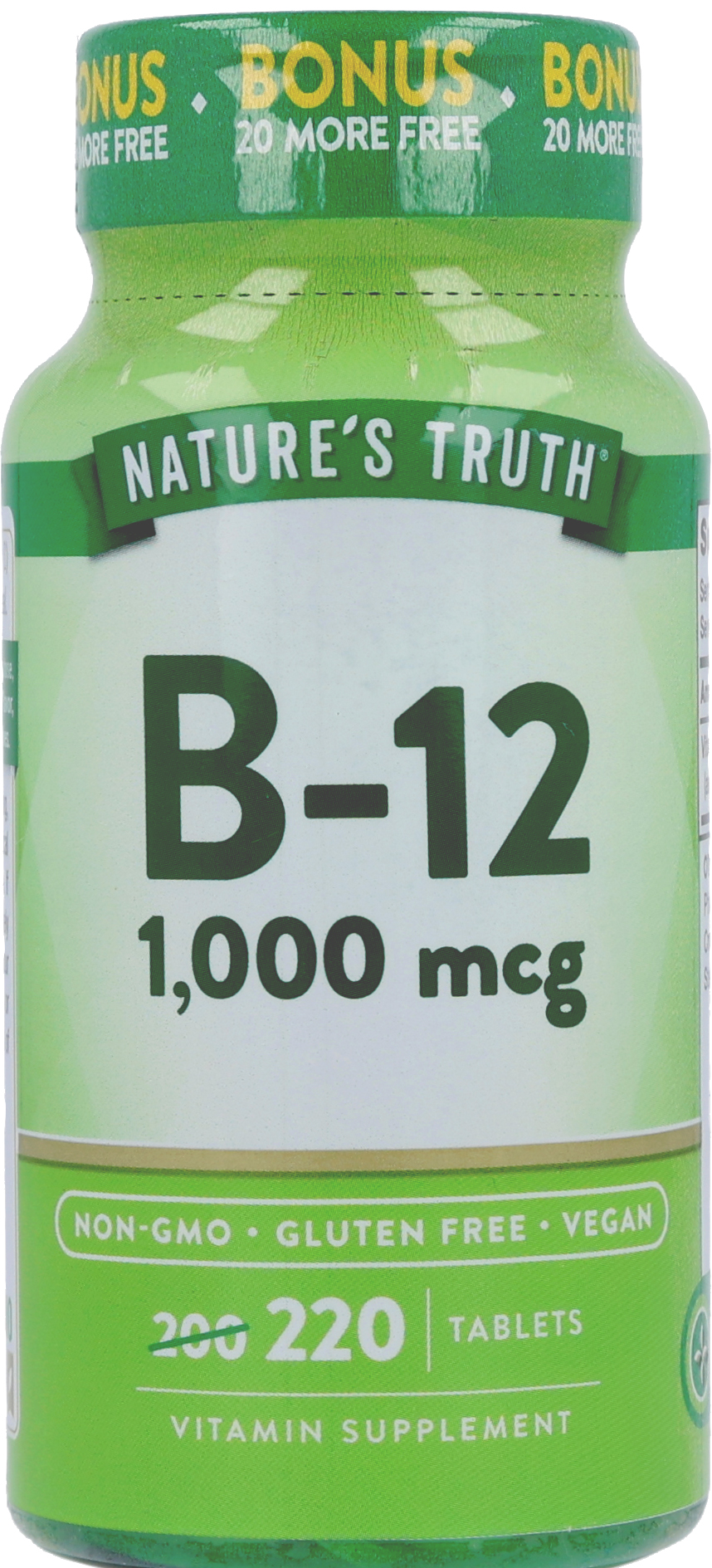 Nature's Truth B-12  1,000 mcg Tablets – Image 9