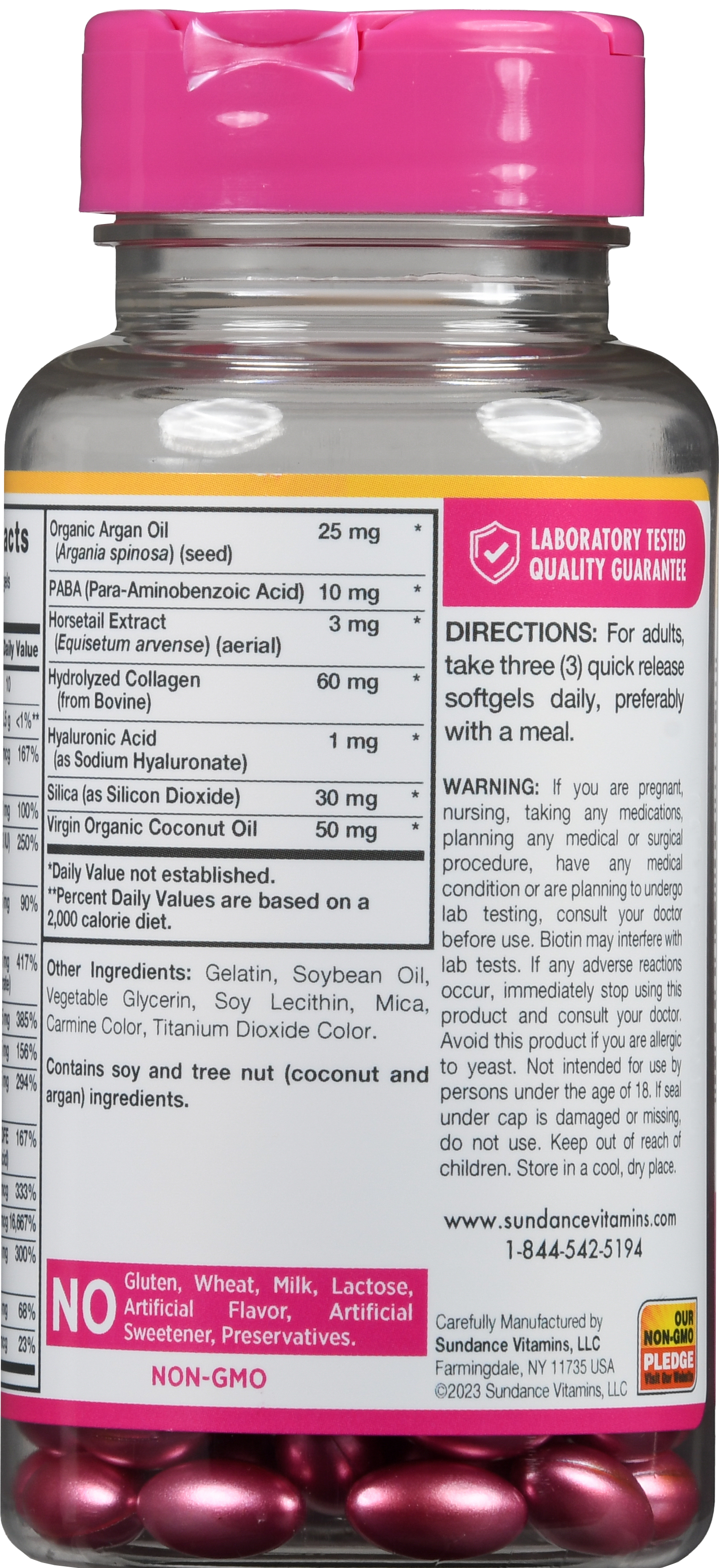 Sundance Hair, Skin & Nails + Biotin 5000 mcg Quick Release Softgels – Image 11