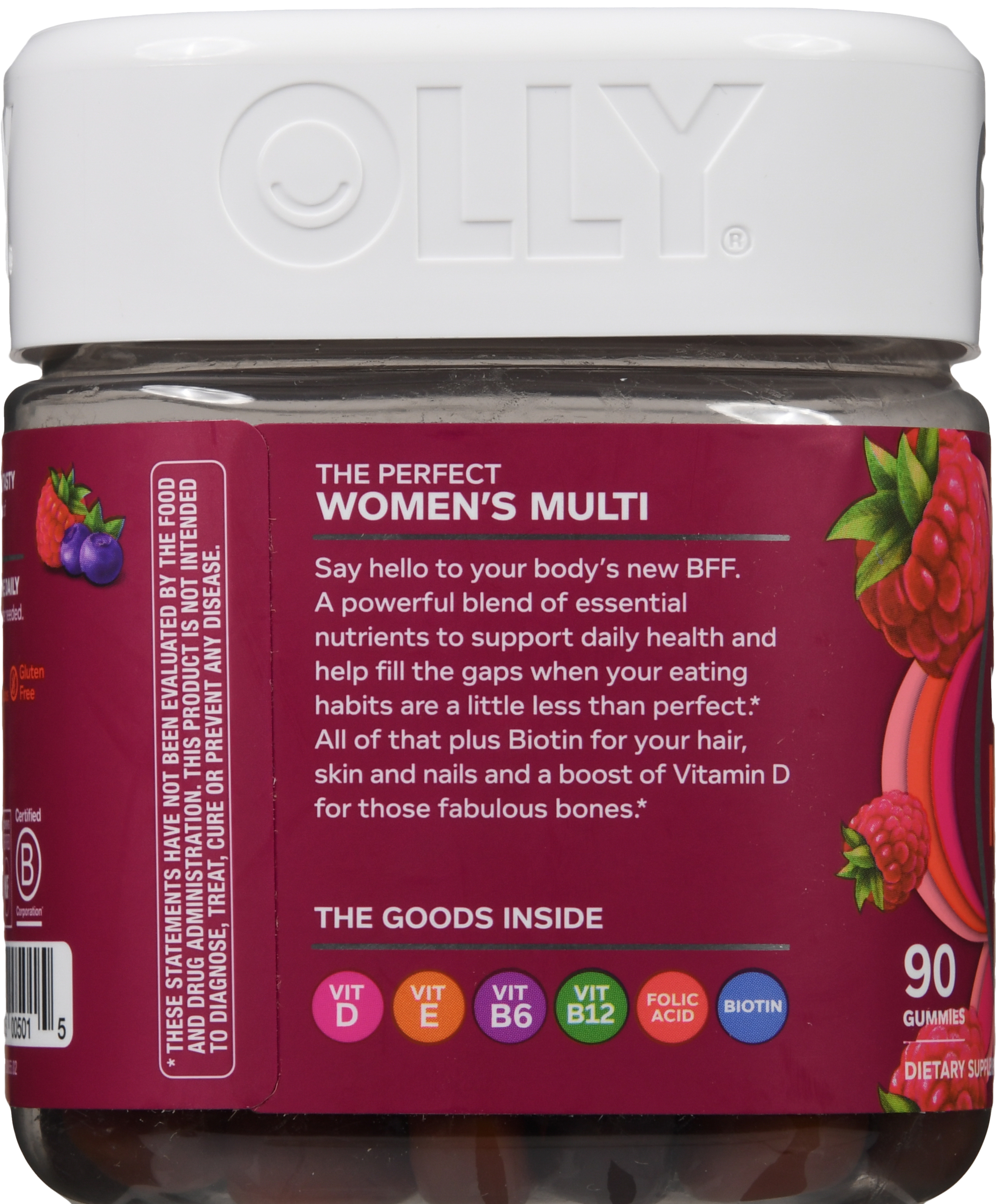 OLLY The Perfect Women's Multi Gummies Blissful Berry – Image 11