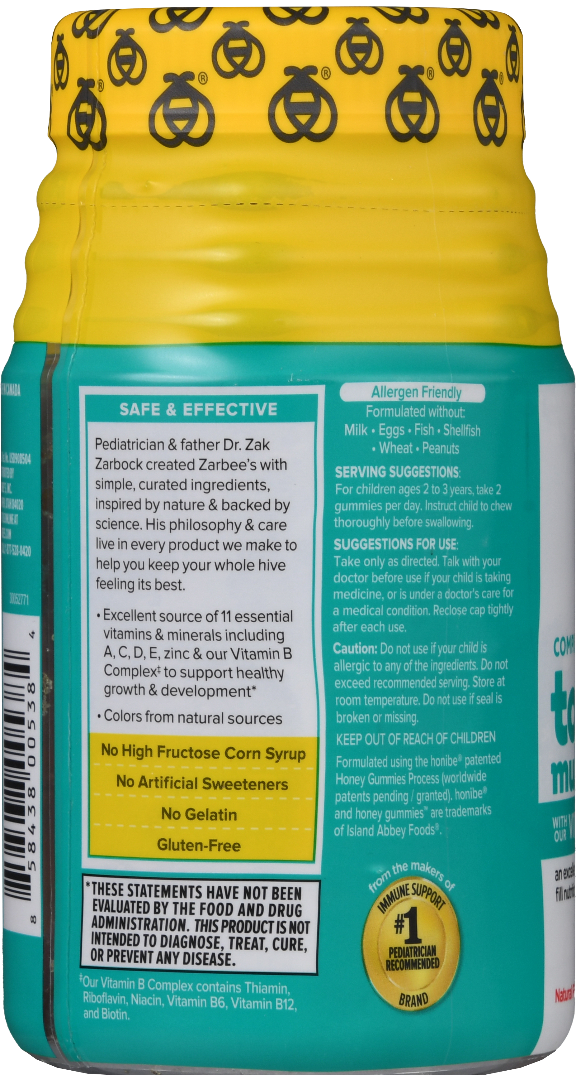 Zarbee's Complete Toddler Multivitamin Gummies – Image 11