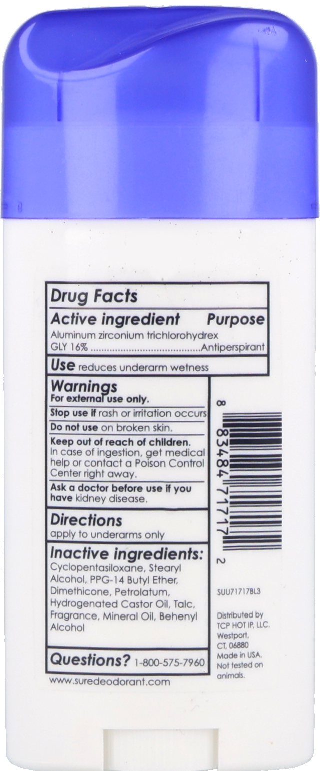 Sure Antiperspirant & Deodorant Invisible Solid Unscented – Image 9