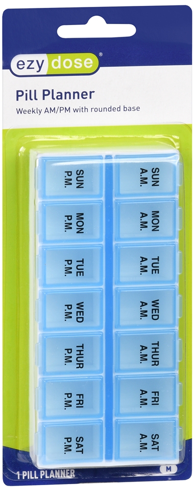 Ezy Dose Pill Planner Weekly AM/PM with Rounded Base Medium – Image 2