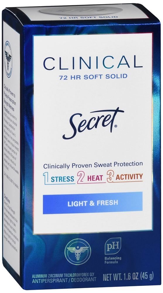 Secret Clinical Antiperspirant/Deodorant Soft Solid Light & Fresh – Image 6